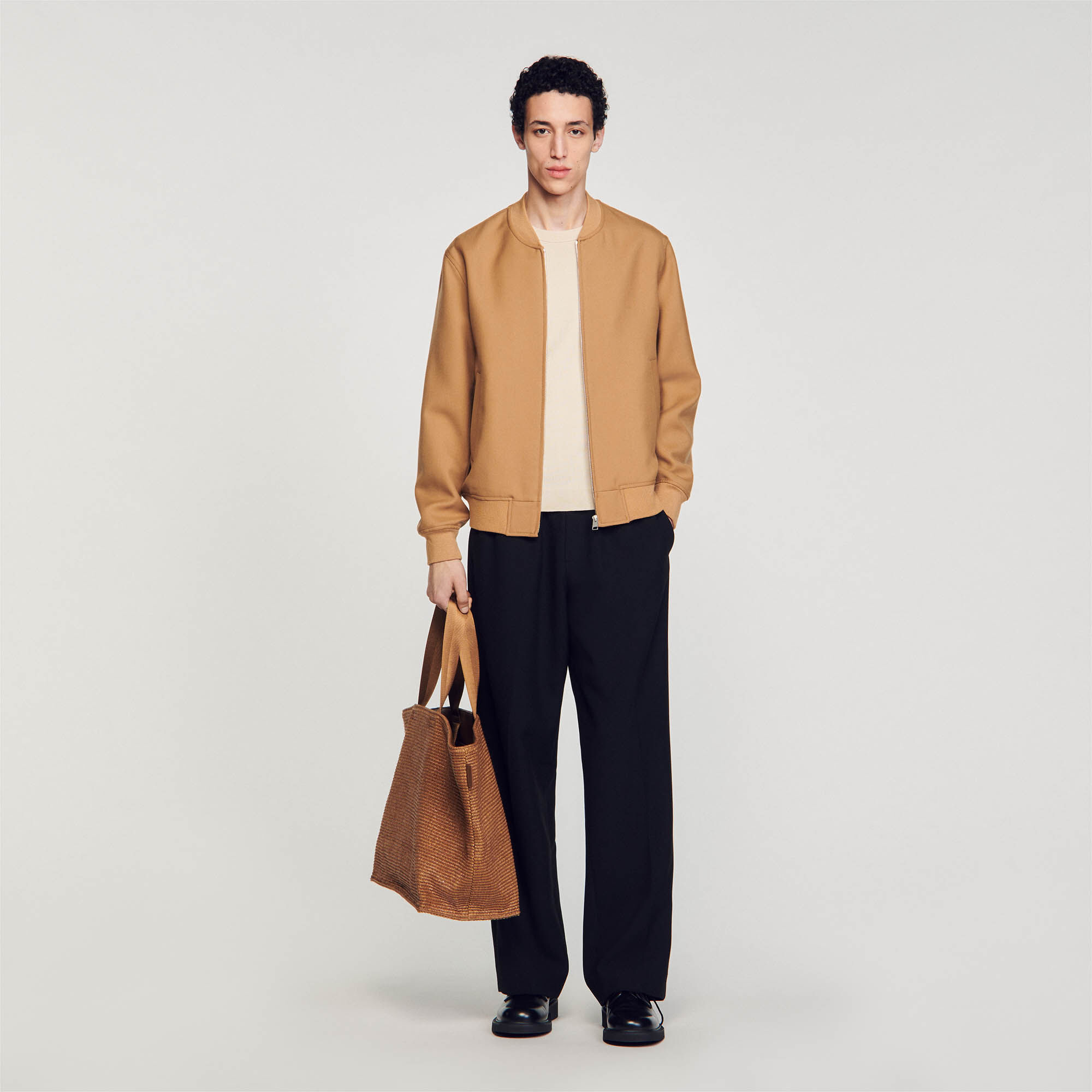 Sandro baseball jacket online