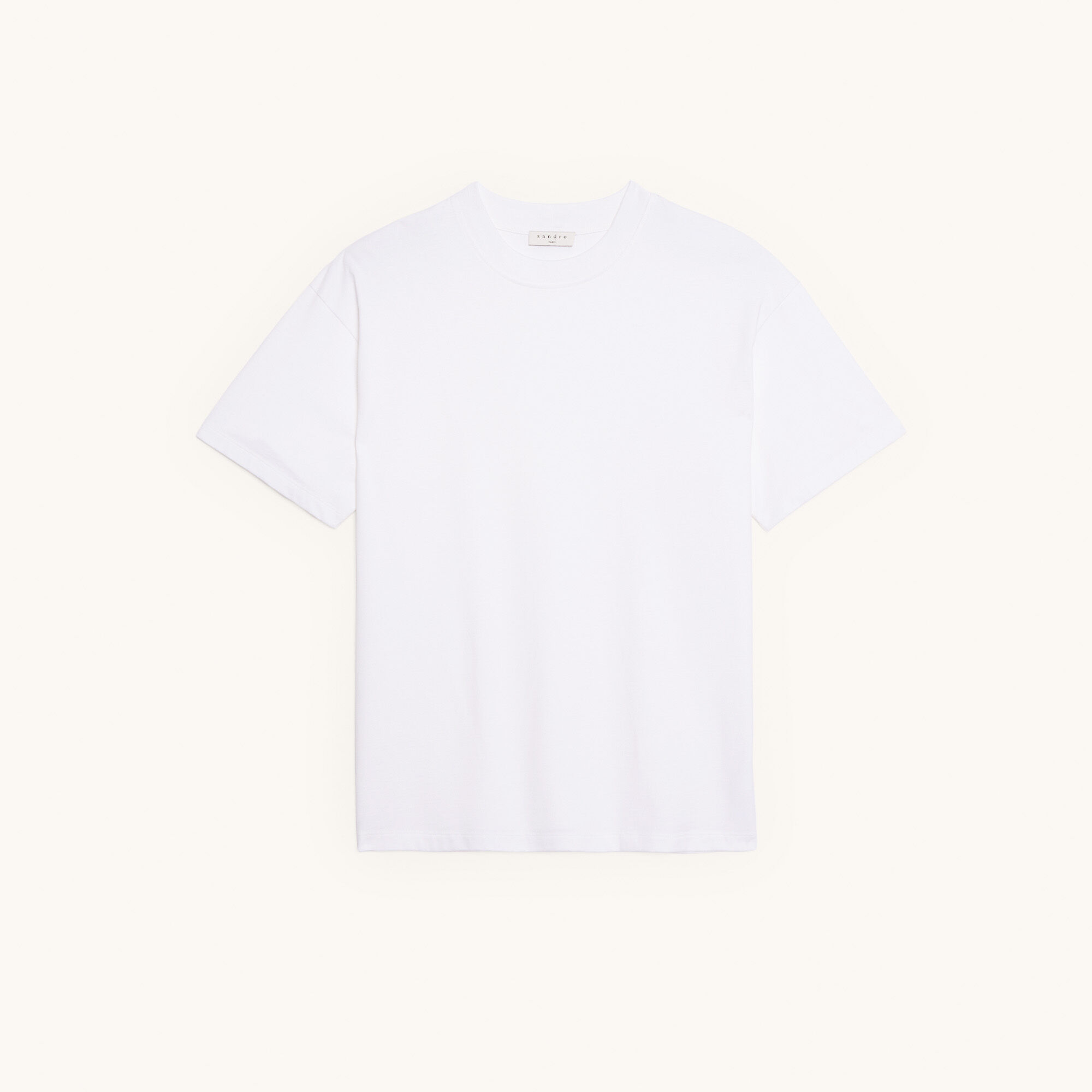 Sandro white t shirt clearance