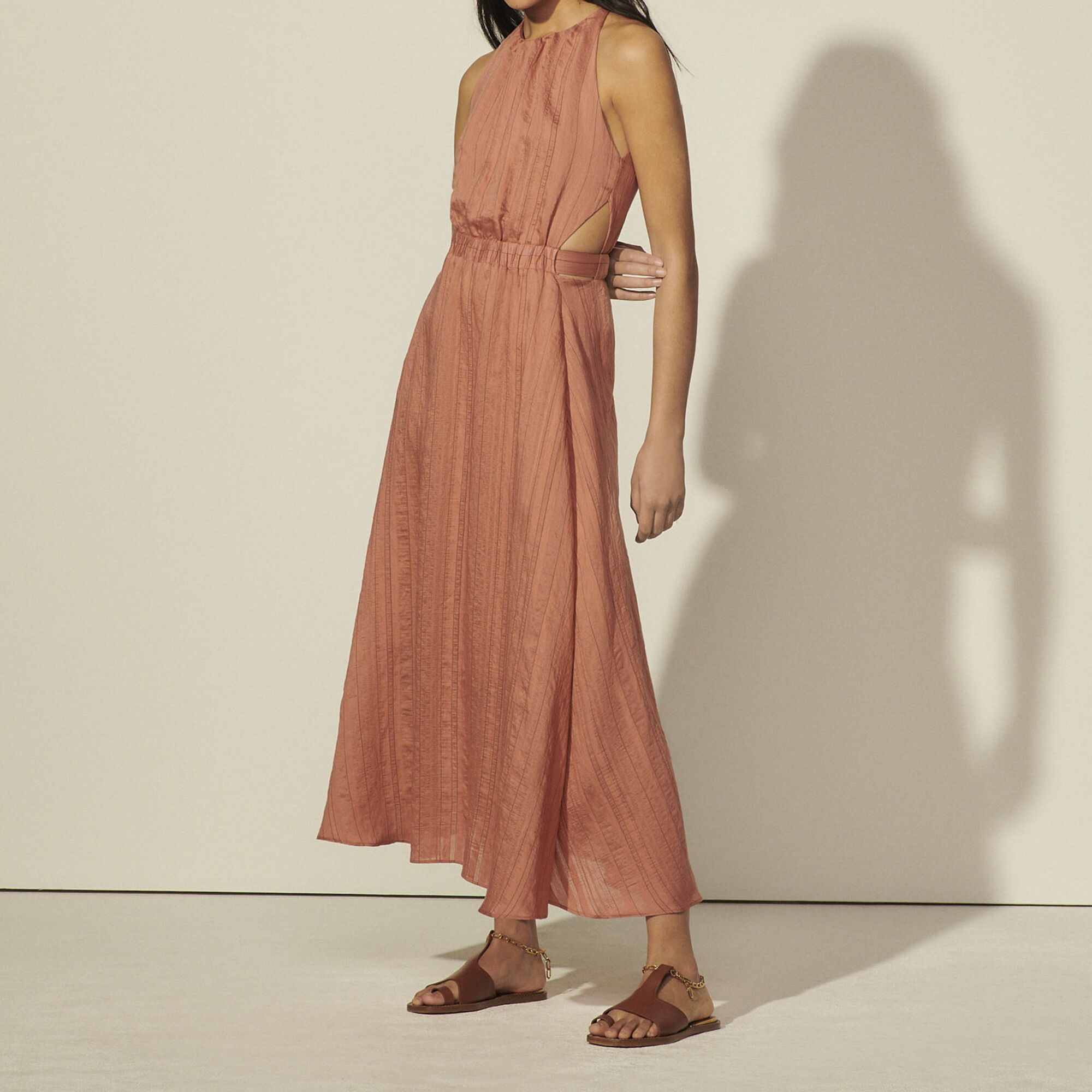 Sandro striped dress discount