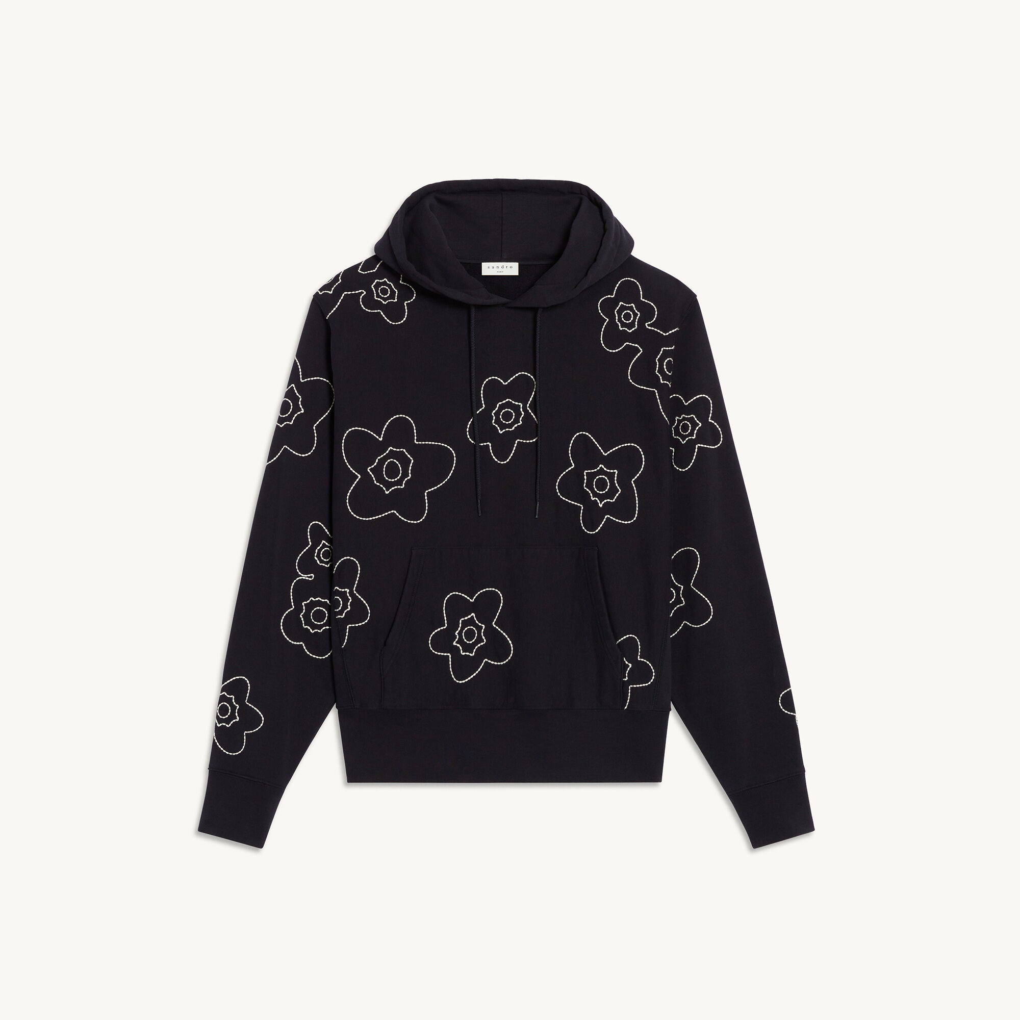 Sandro flower hoodie on sale