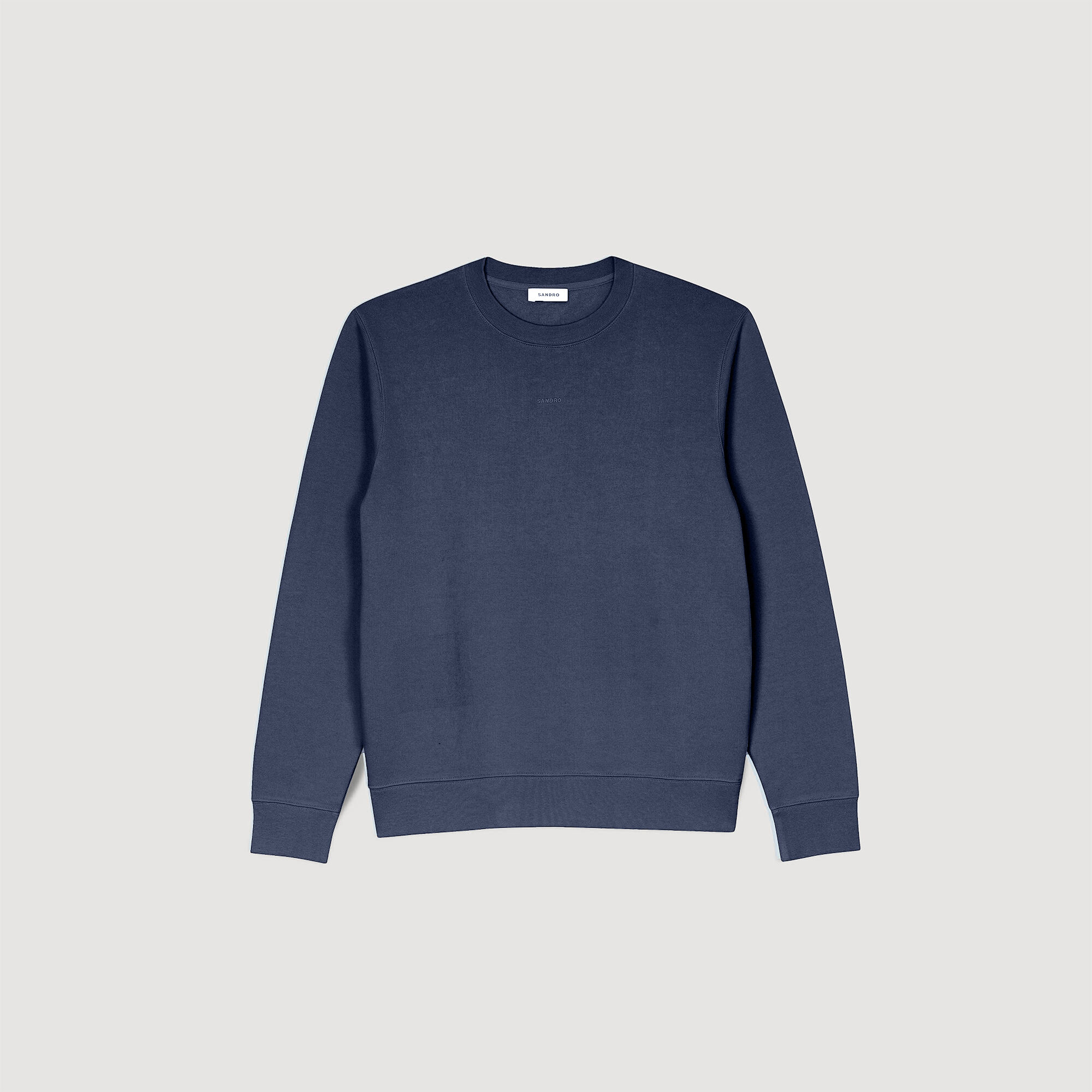 Embroidered fleece sweatshirt