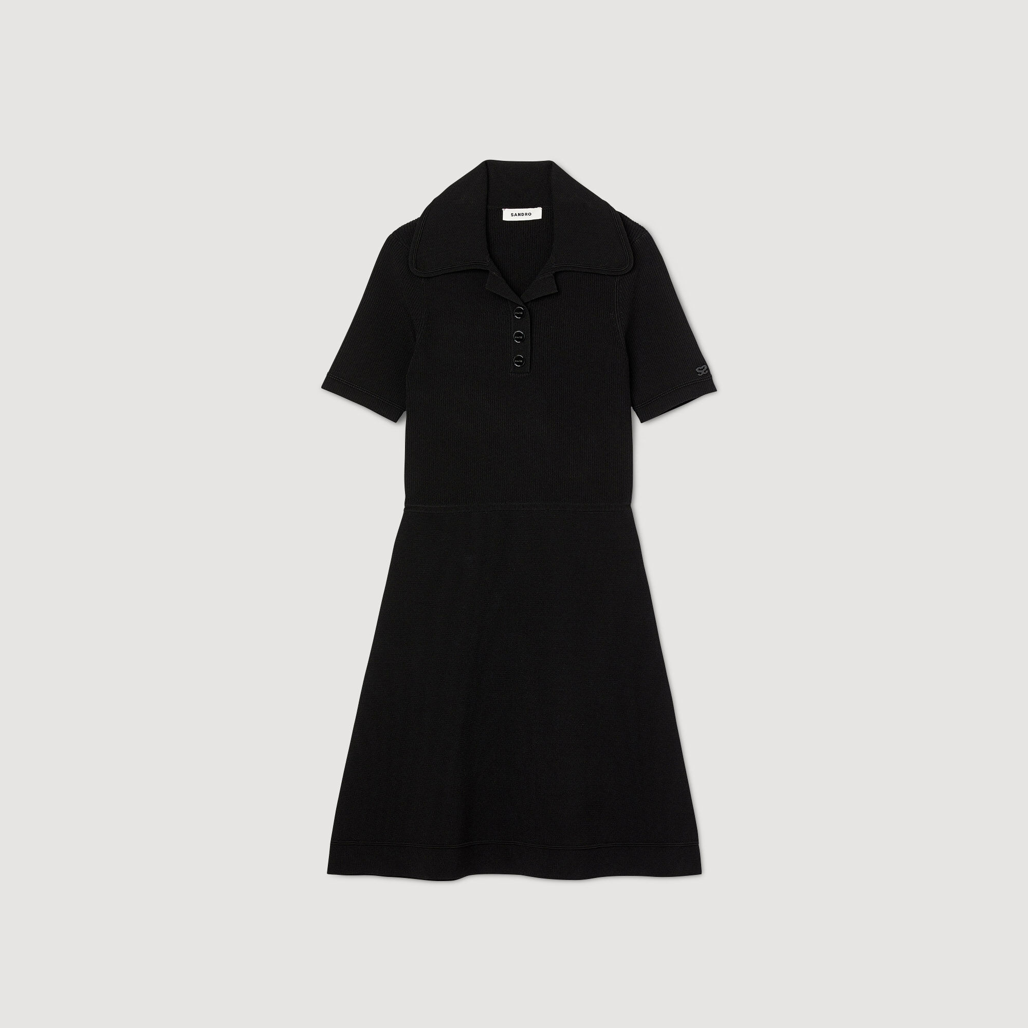 Sandro knit on sale polo dress