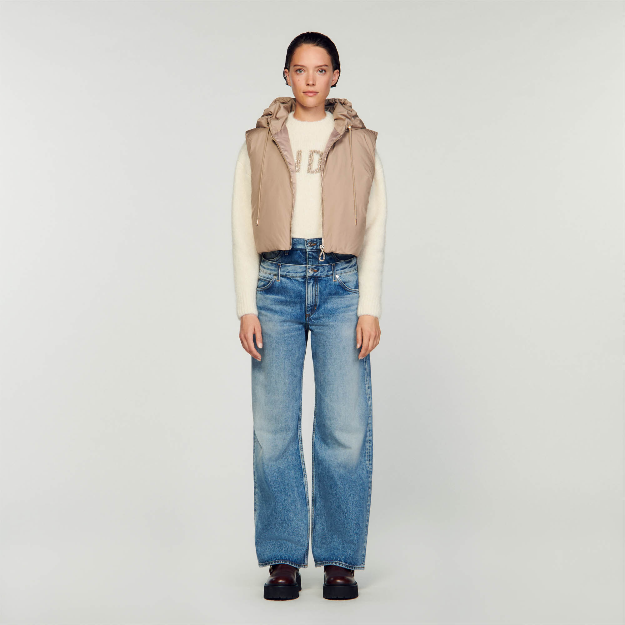 Dovy Sleeveless puffer jacket Coats Sandro Paris