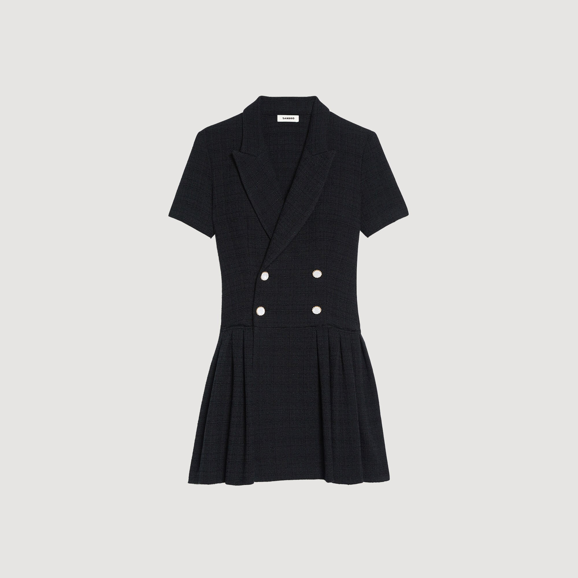 short sleeve coat dress