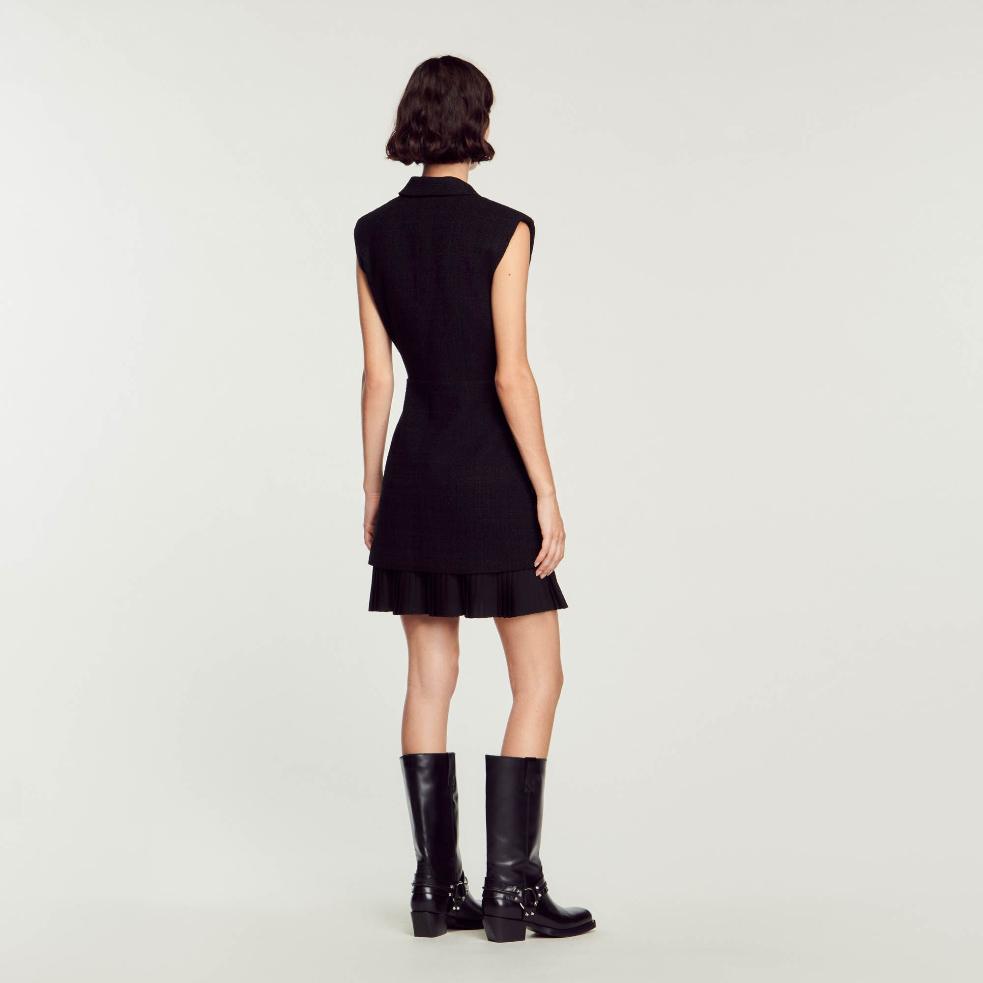 Sandro pleated dress 2025
