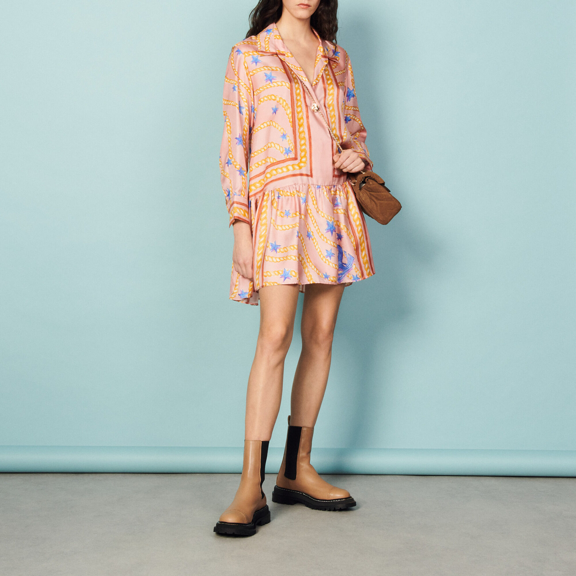 Sandro online bandana dress