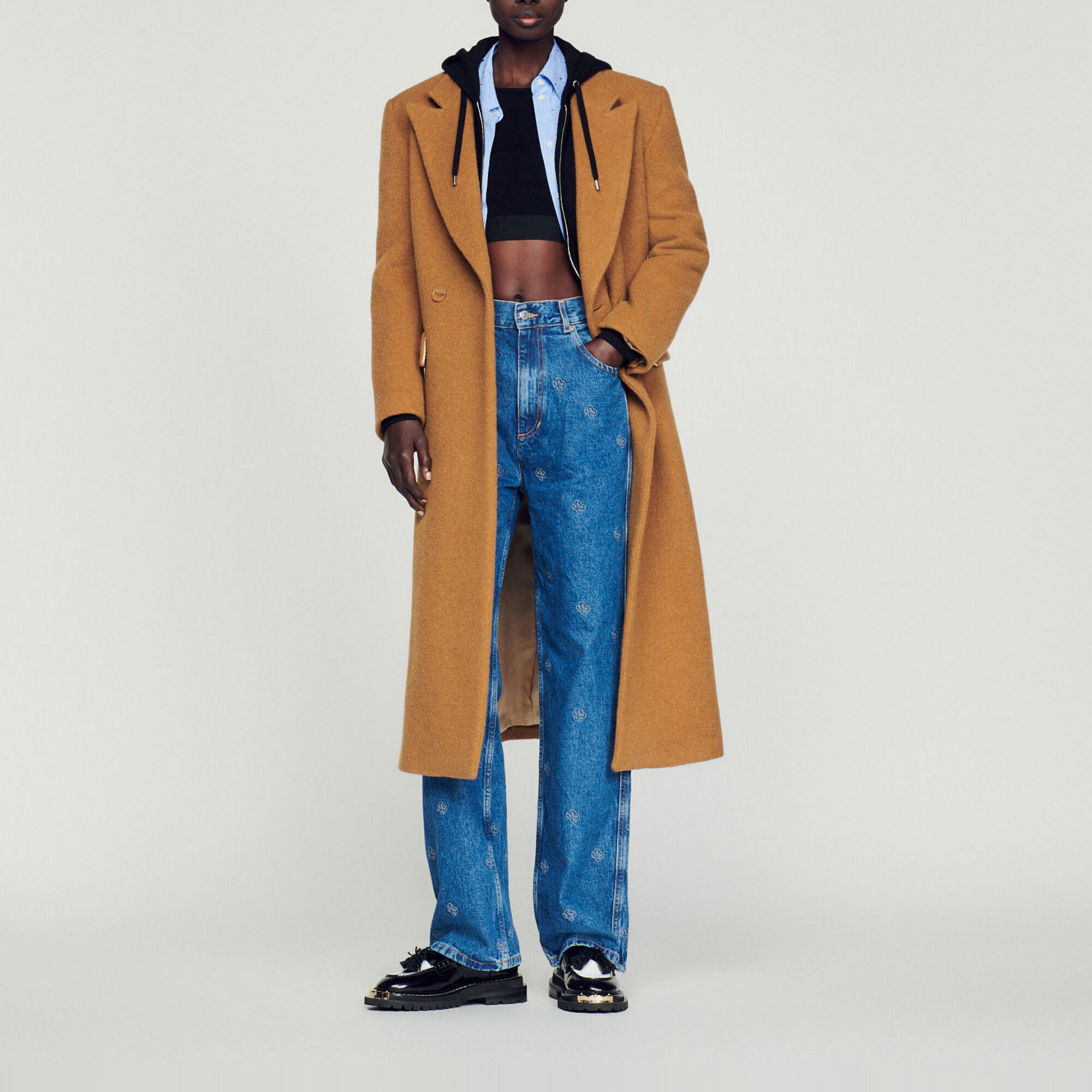 Sandro paris coat sale discount