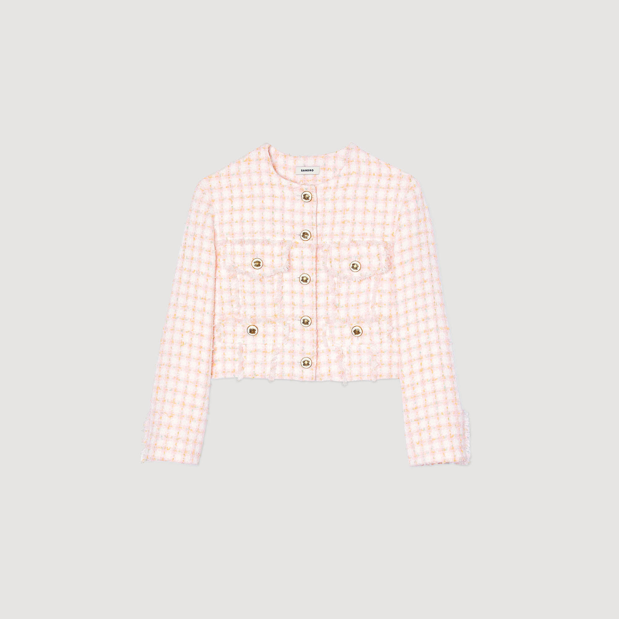 Sandro white jacket online