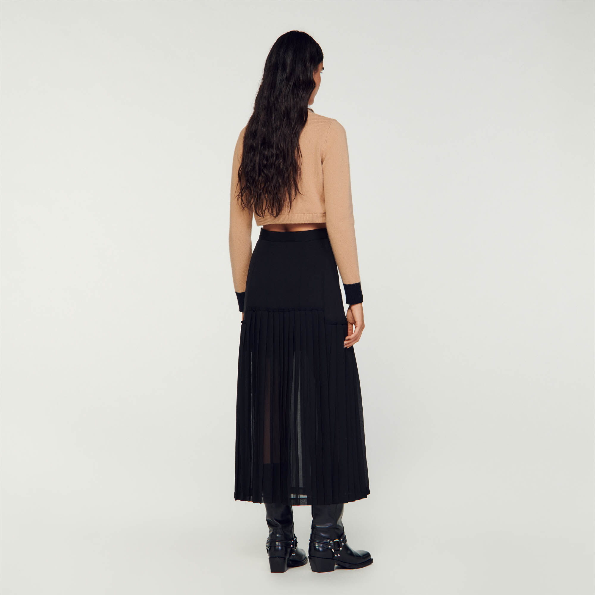 Pleated maxi deals skirt tall