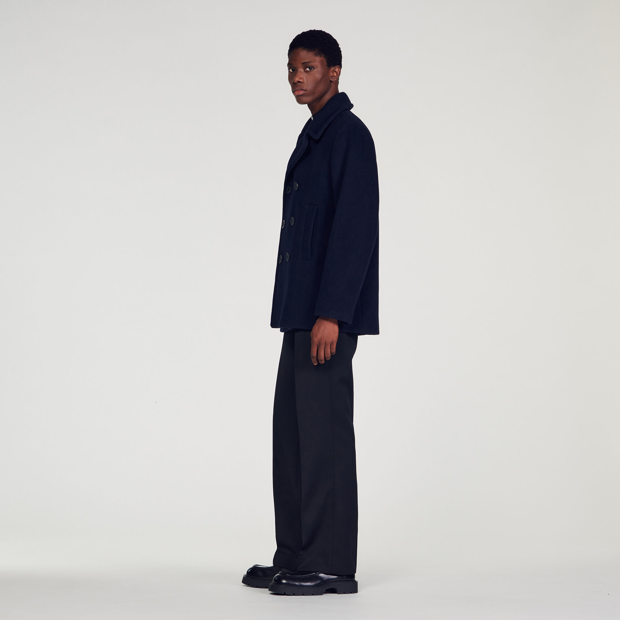 Sandro peacoat sales