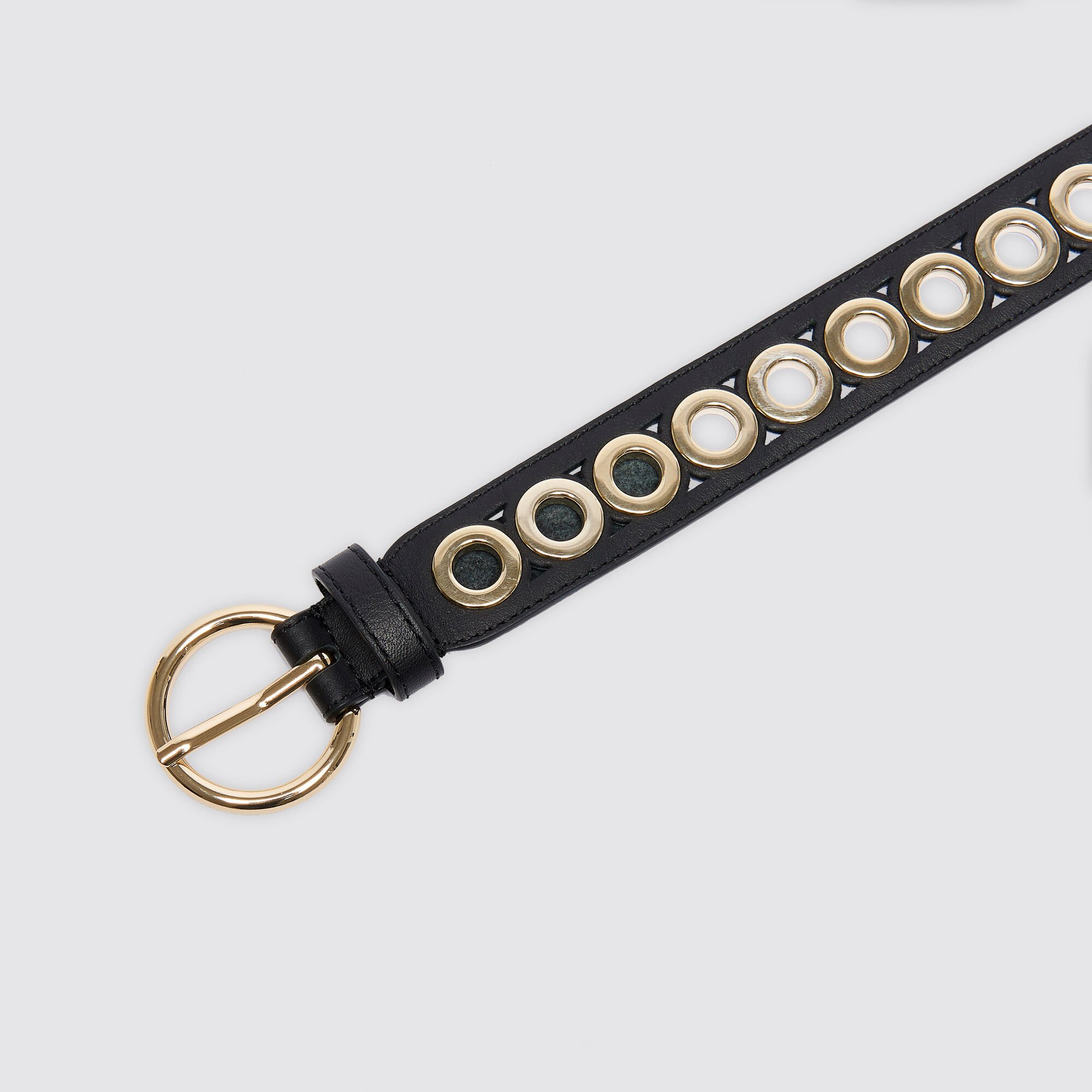 eyelet buckle belt