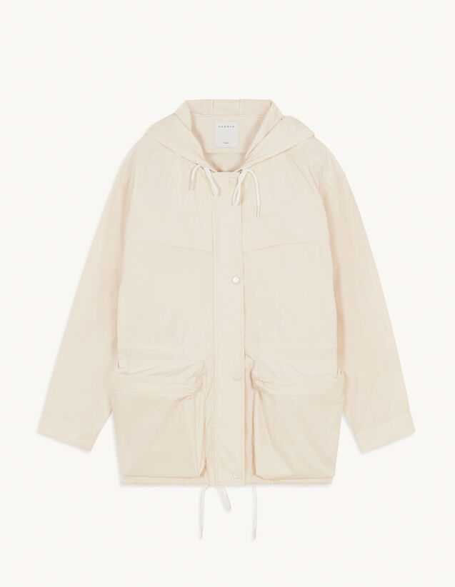 Sandro Nylon jacket with hood. 2 Sandro Nylon jacket with hood. 2