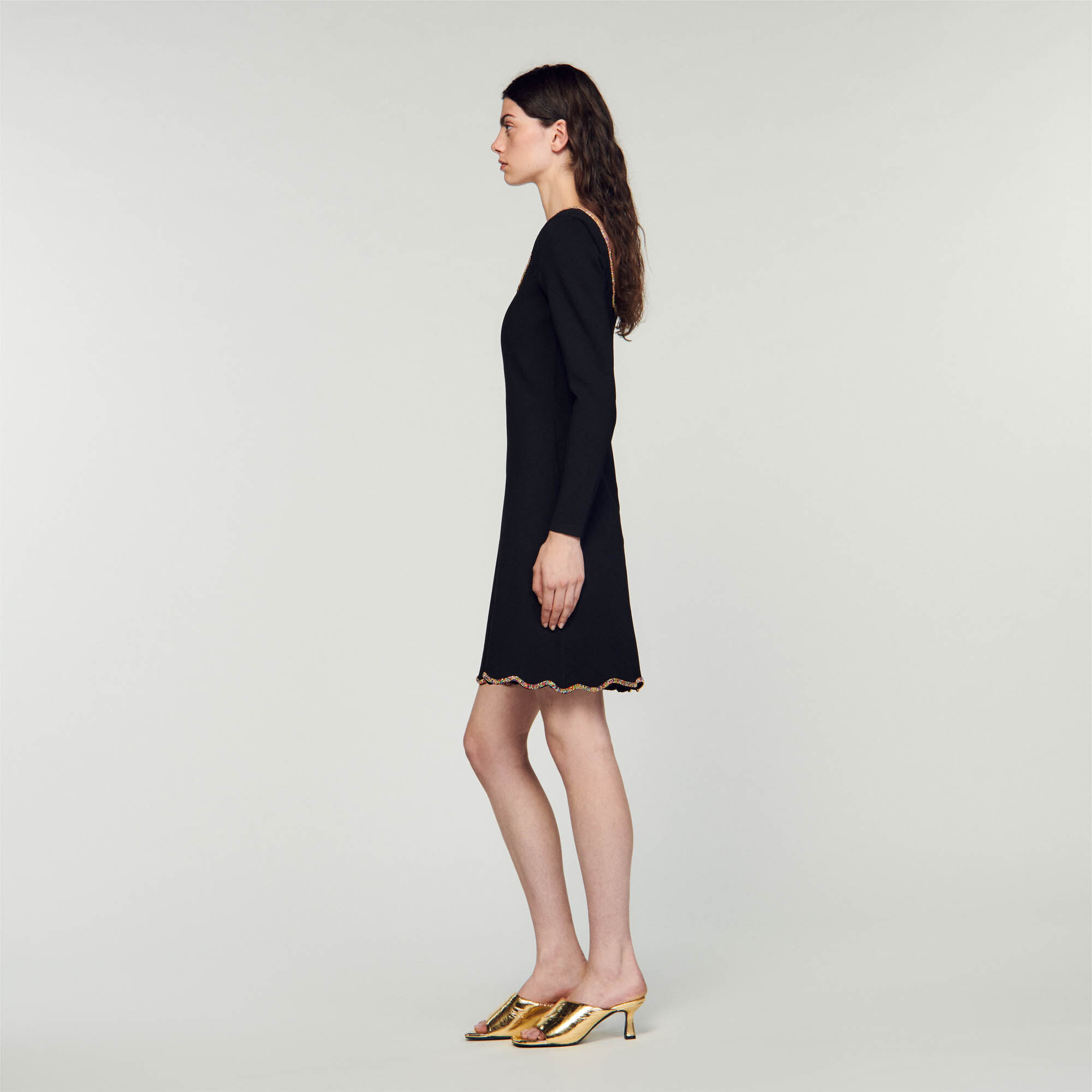 Sandro short top lace dress