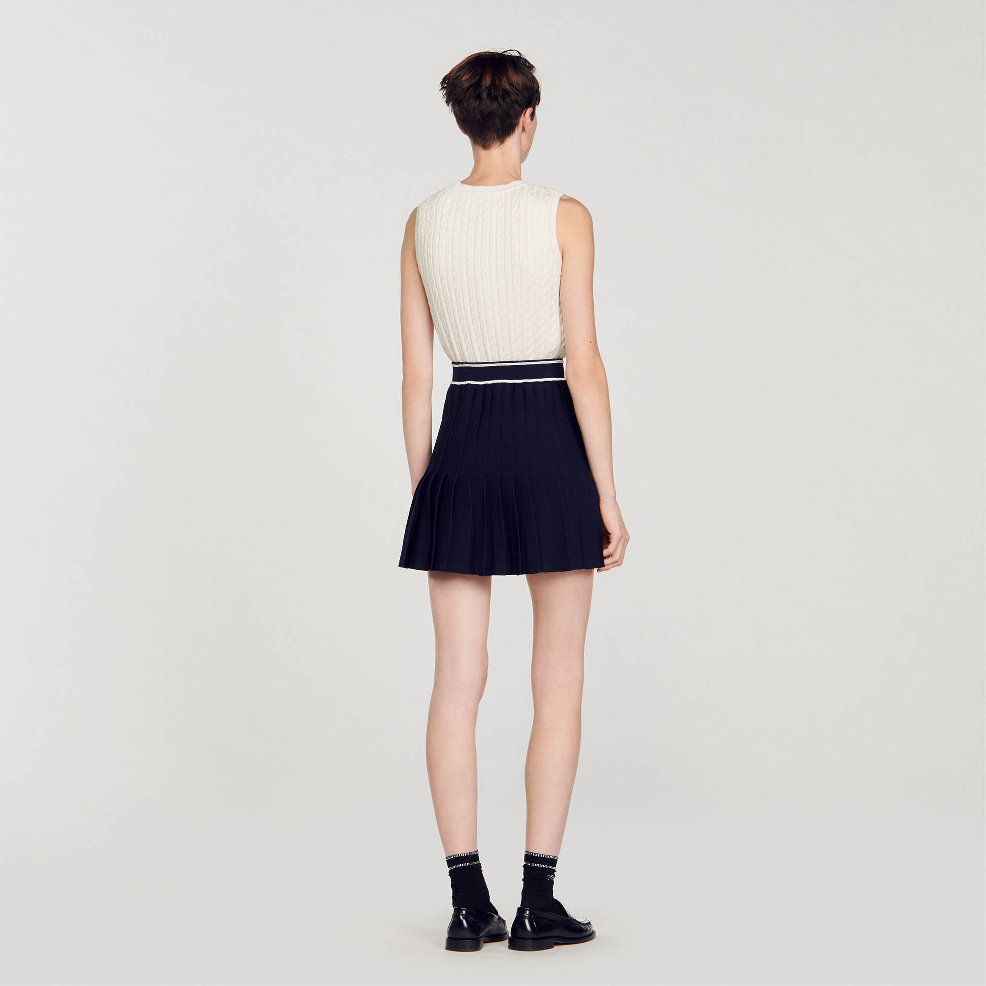 School Short pleated skirt Skirts Sandro Paris