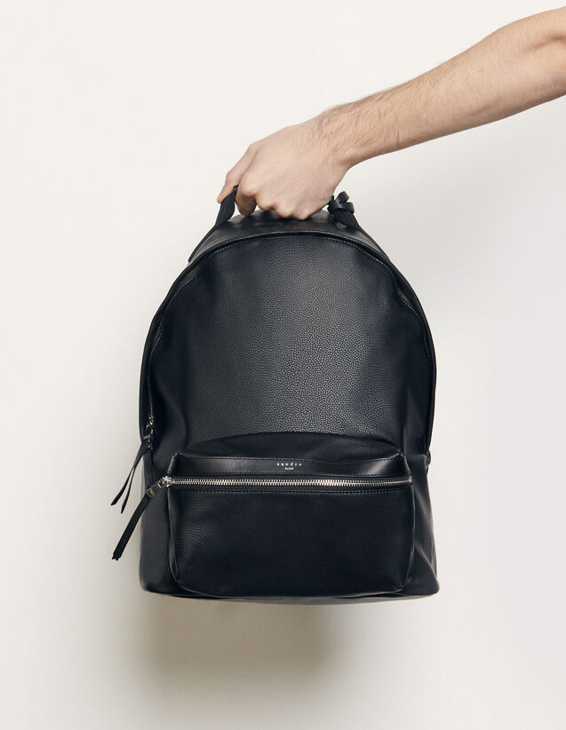 Coated Fabric Backpack - Summer Suitcase | Sandro Paris