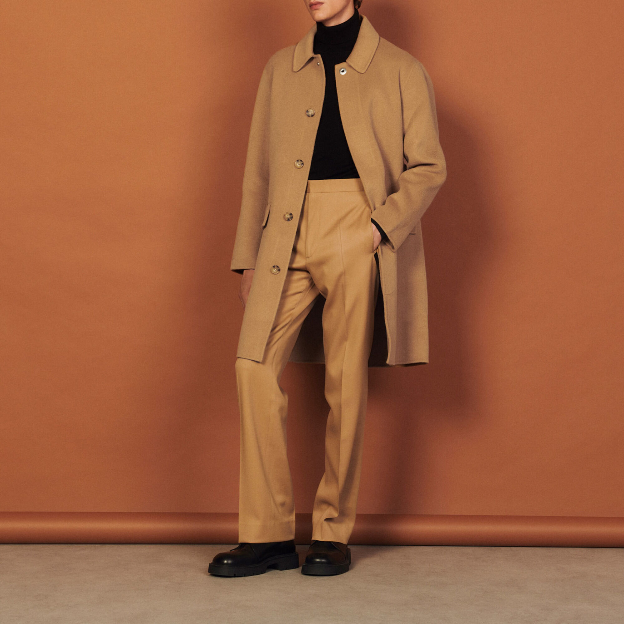 Wool Double faced wool coat Sandro Paris