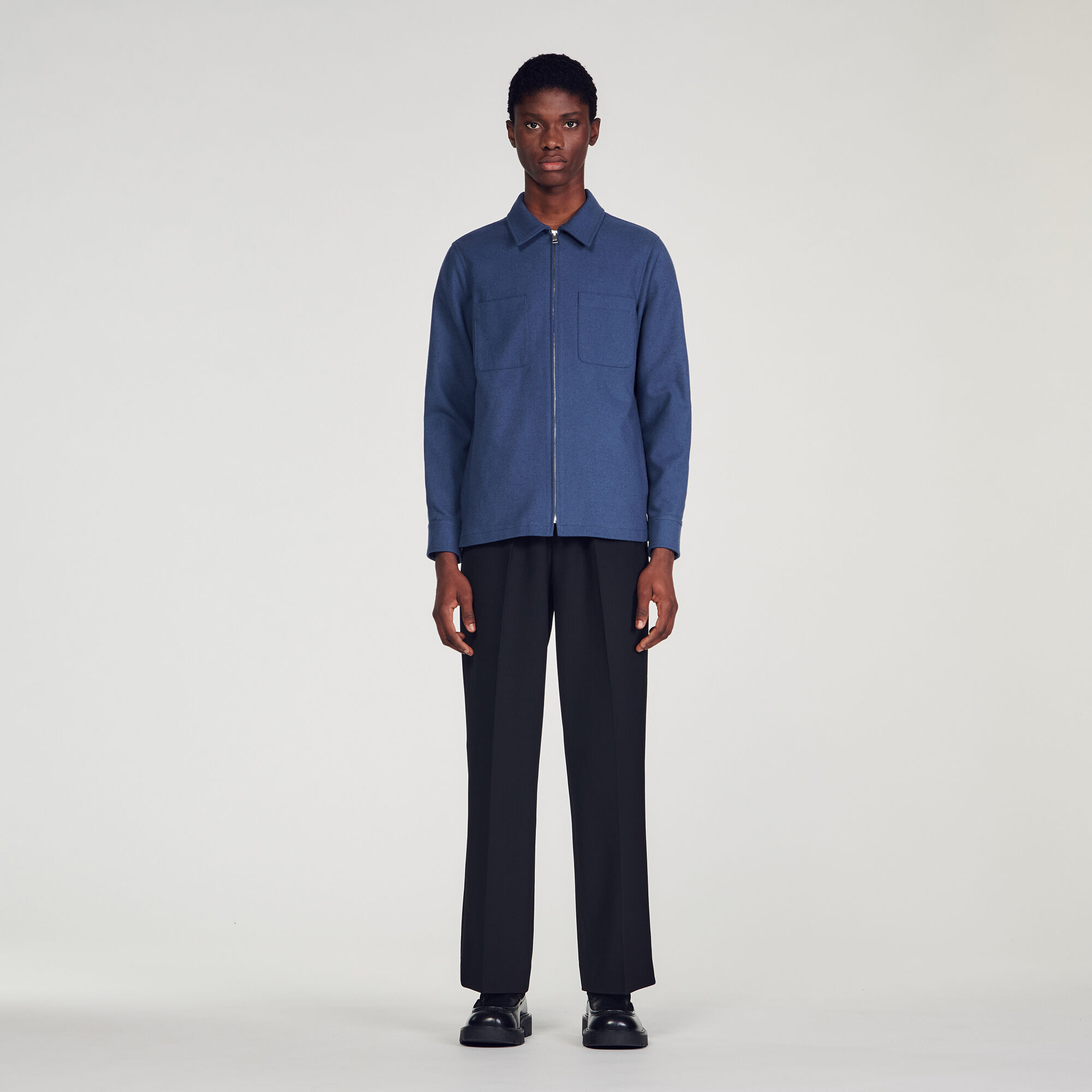 Surchemise laine sale homme