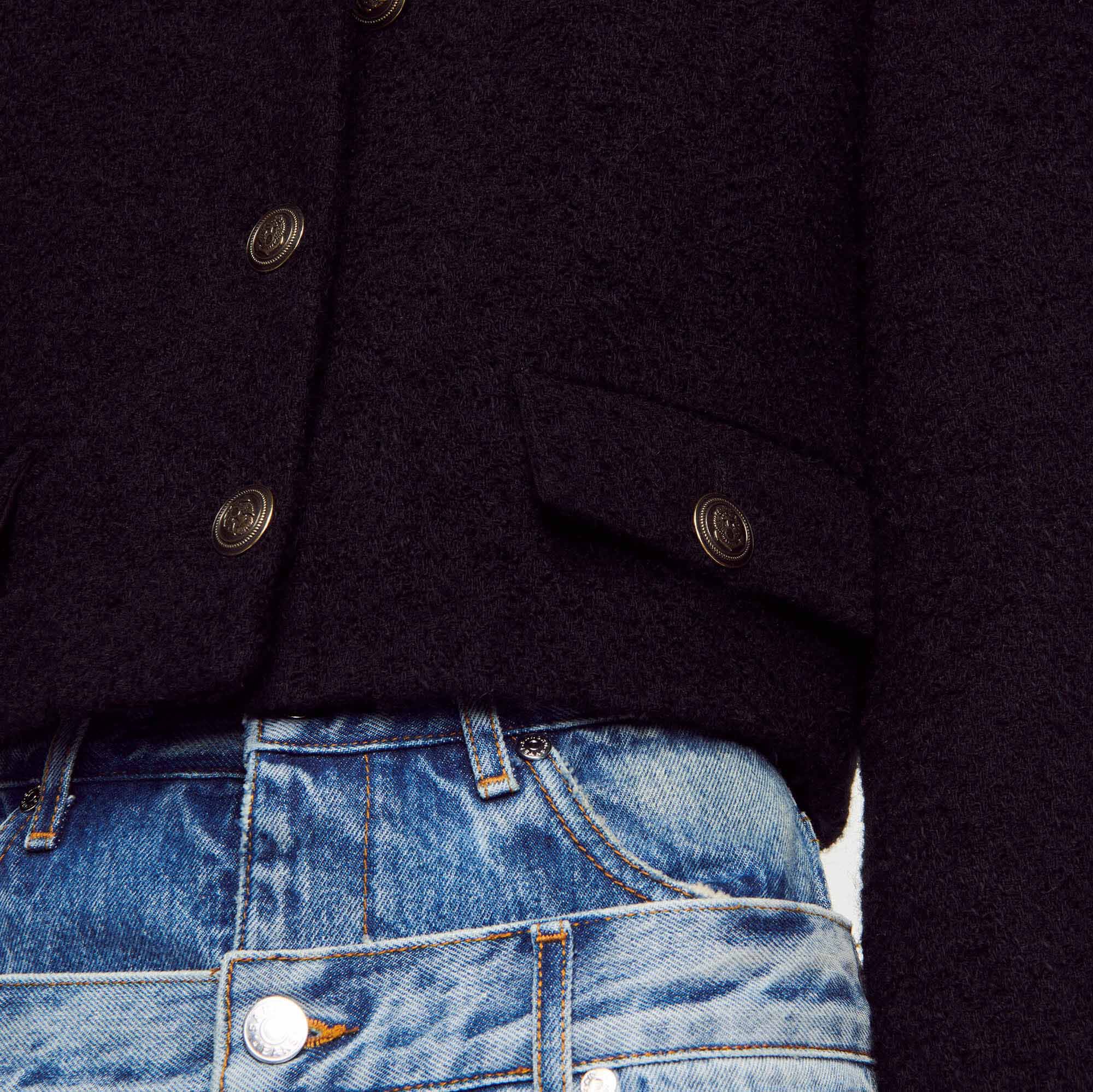Sandro wool jacket hot sale
