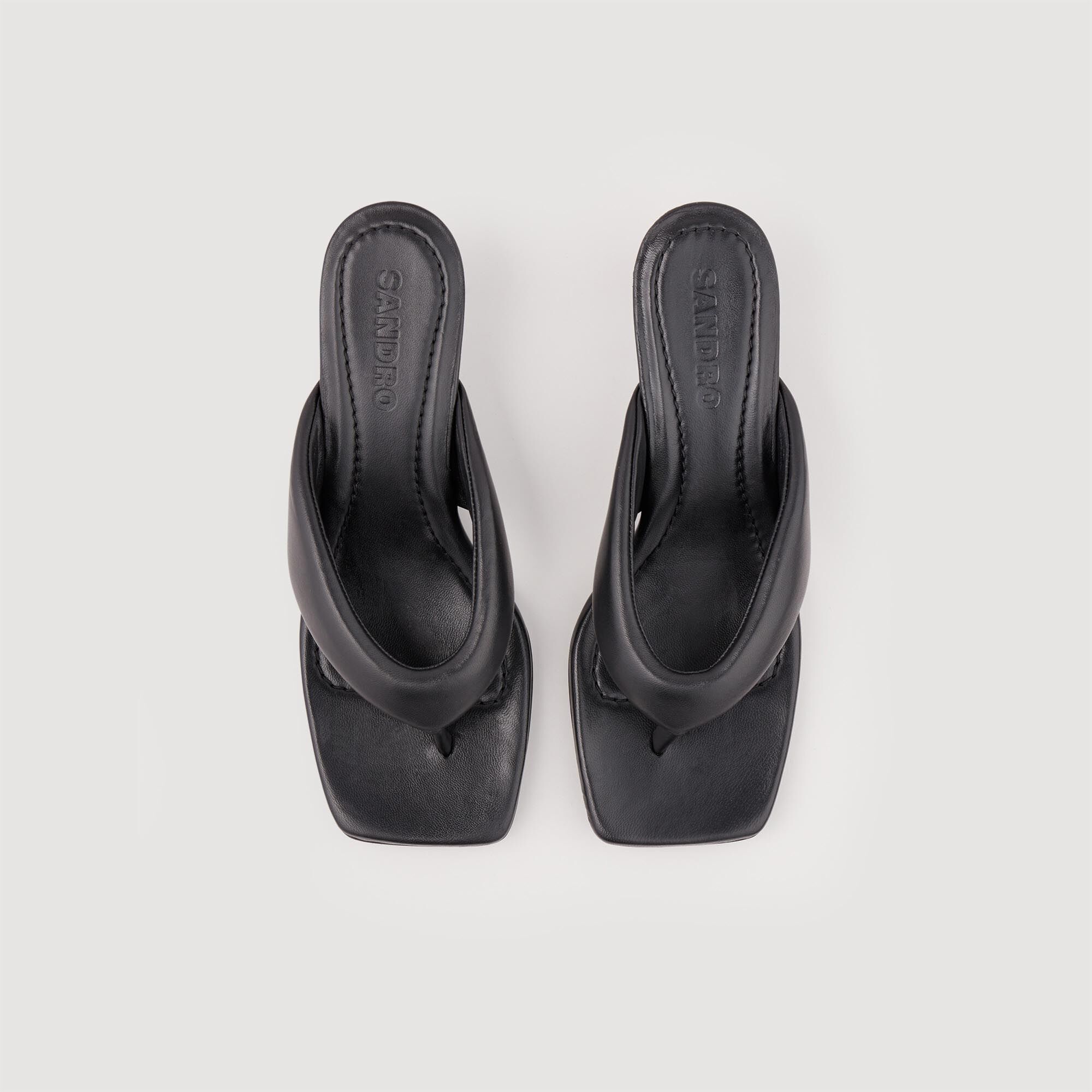 Liula Toe post mules Heels Sandro Paris