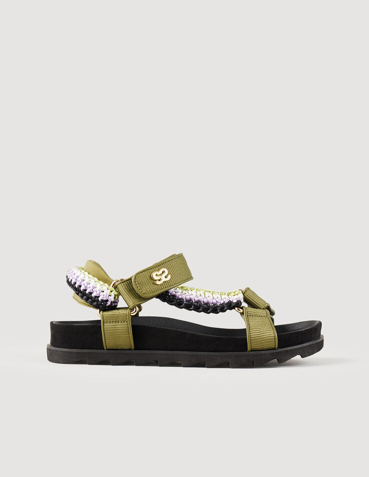 Sandro Sandals with colorful braiding Login to add to Wish list. 1