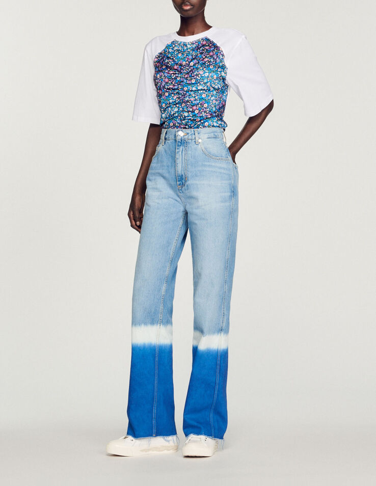 Sandro Foulard open-back T-shirt. 1 Sandro Foulard open-back T-shirt. 1