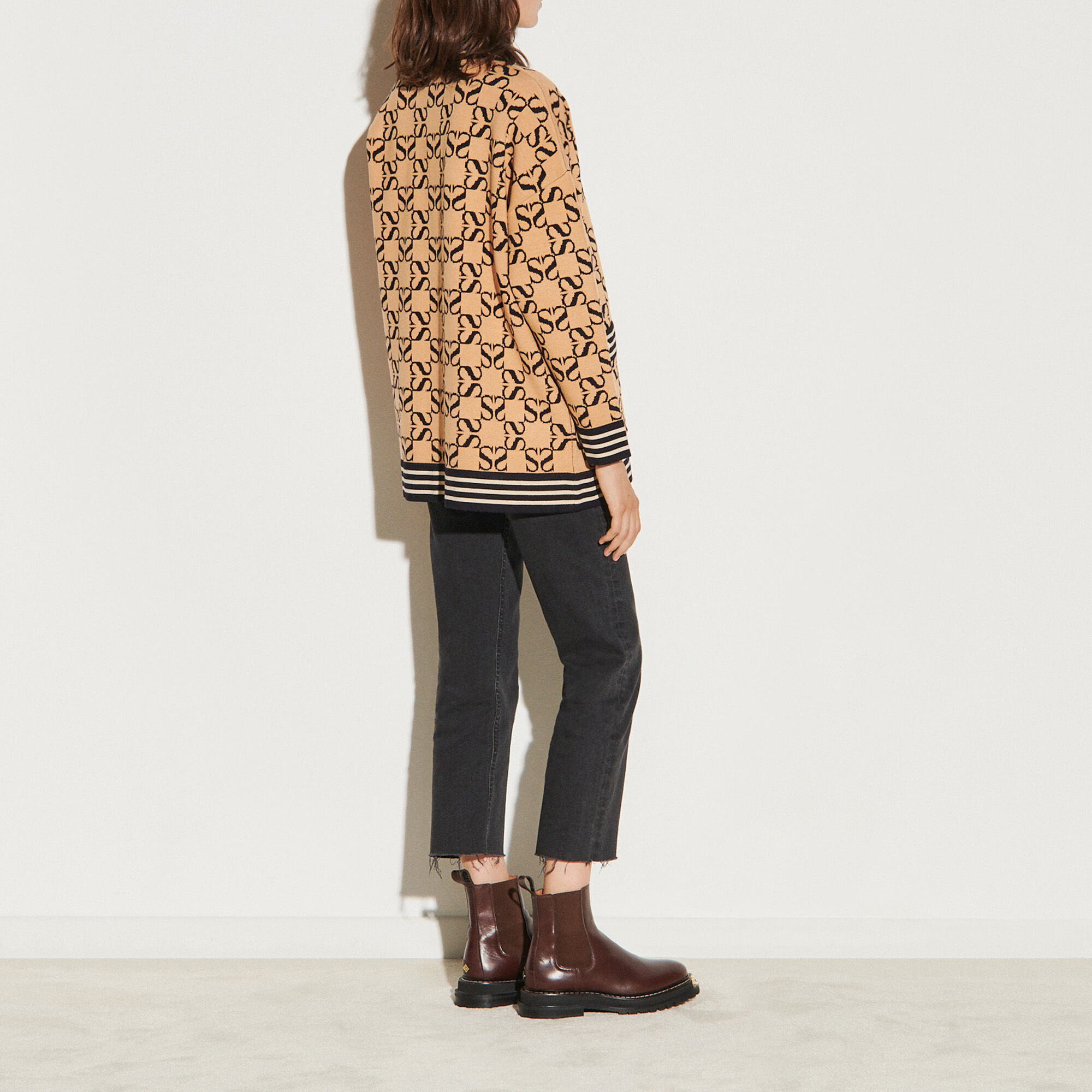 sandro oversized cardigan