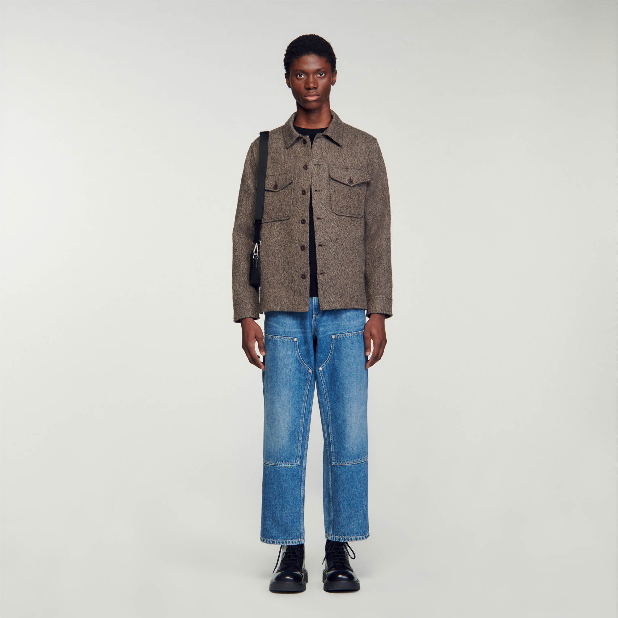 Coats online wool shirt