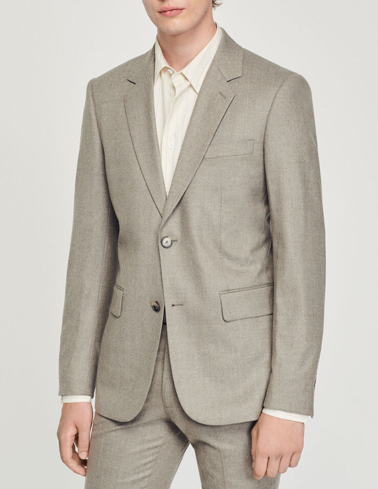 Sandro Flannel suit jacket. 2