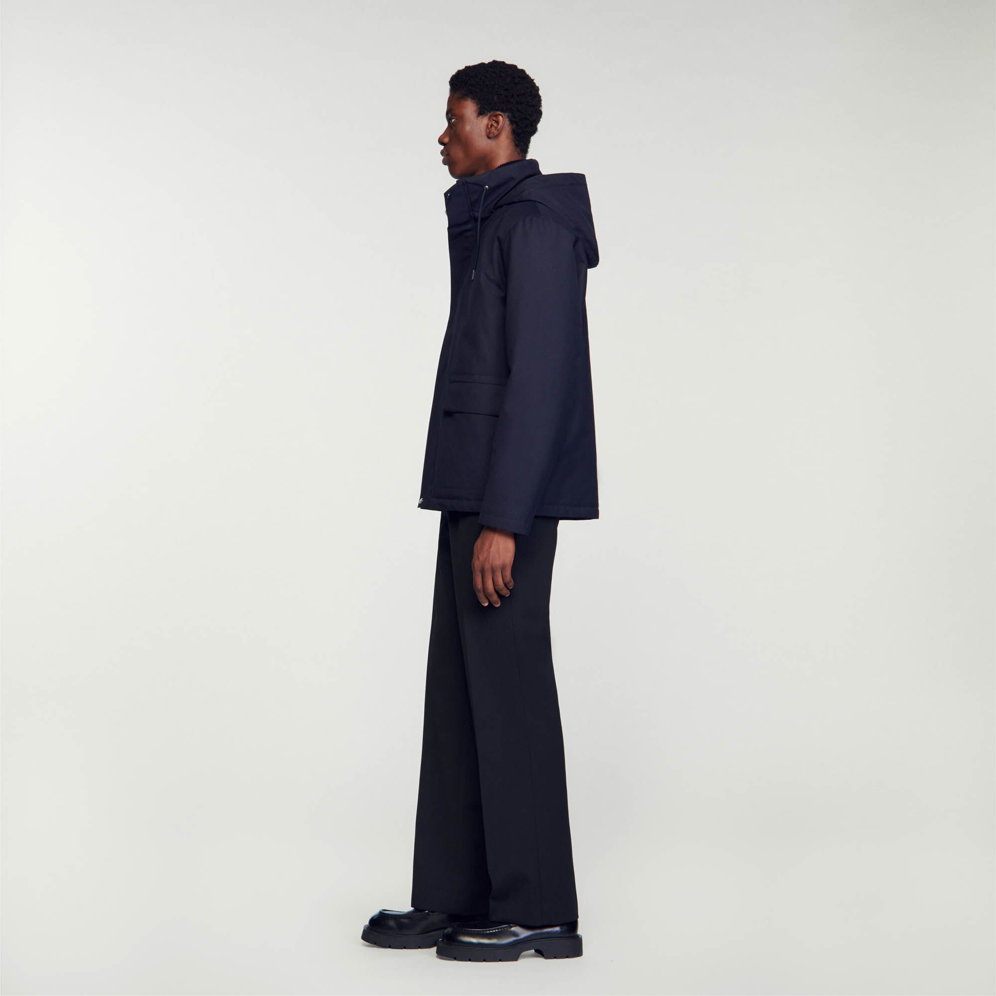 Sandro best sale hooded coat