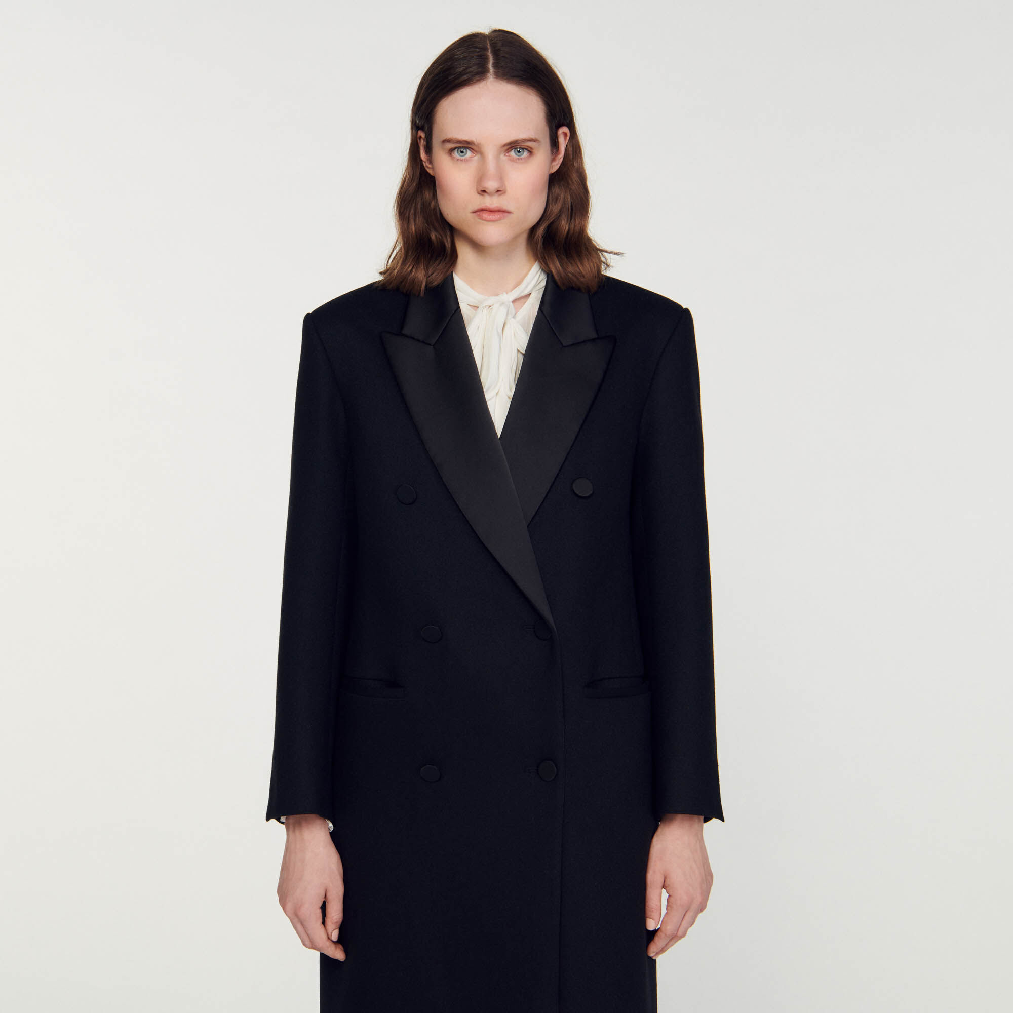 Emanuelle Long coat Coats Sandro Paris