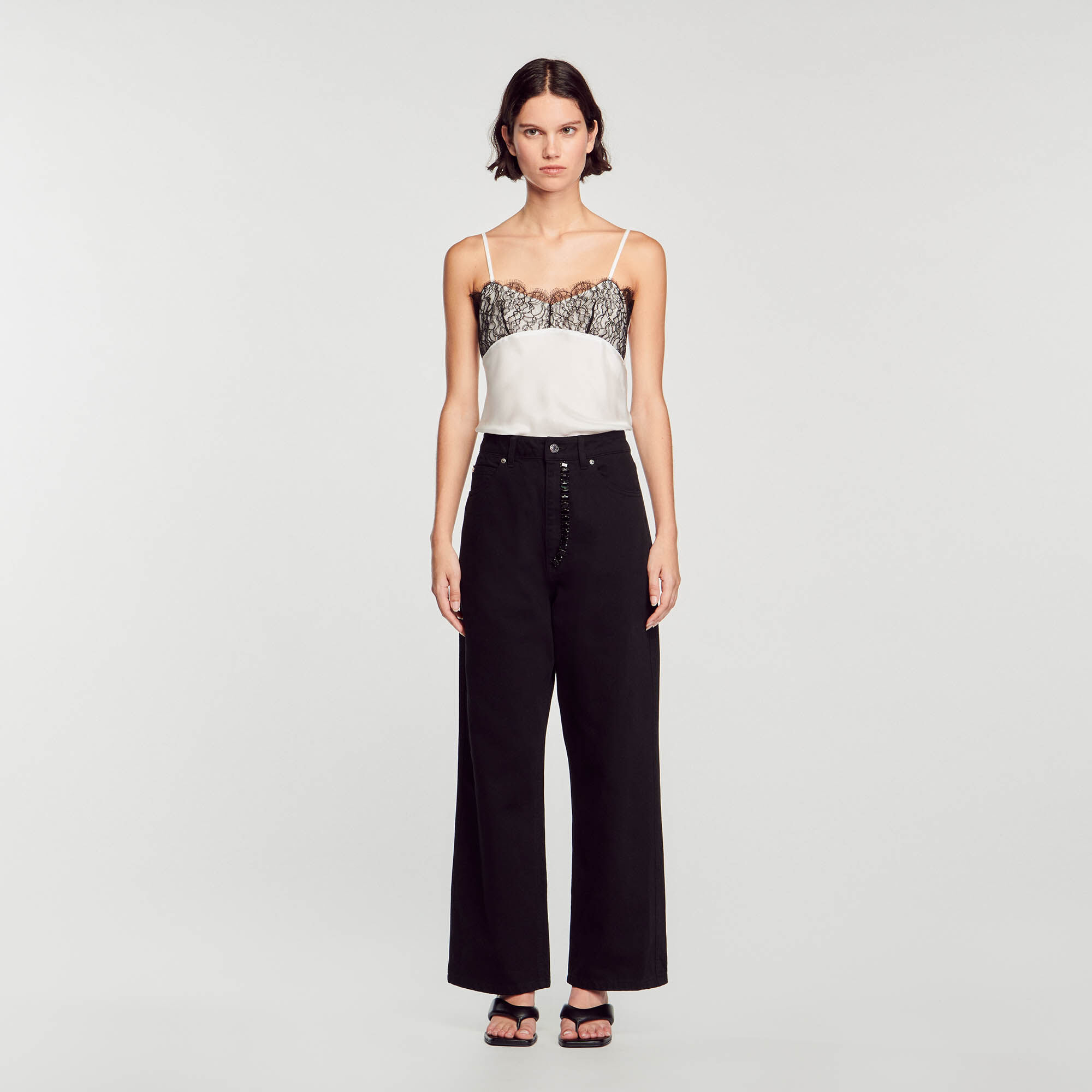 Dantin Satin finish camisole Tops Shirts Sandro Paris