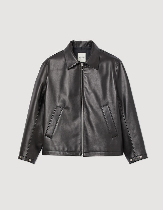 Sandro Smooth leather jacket Login to add to Wish list. 2