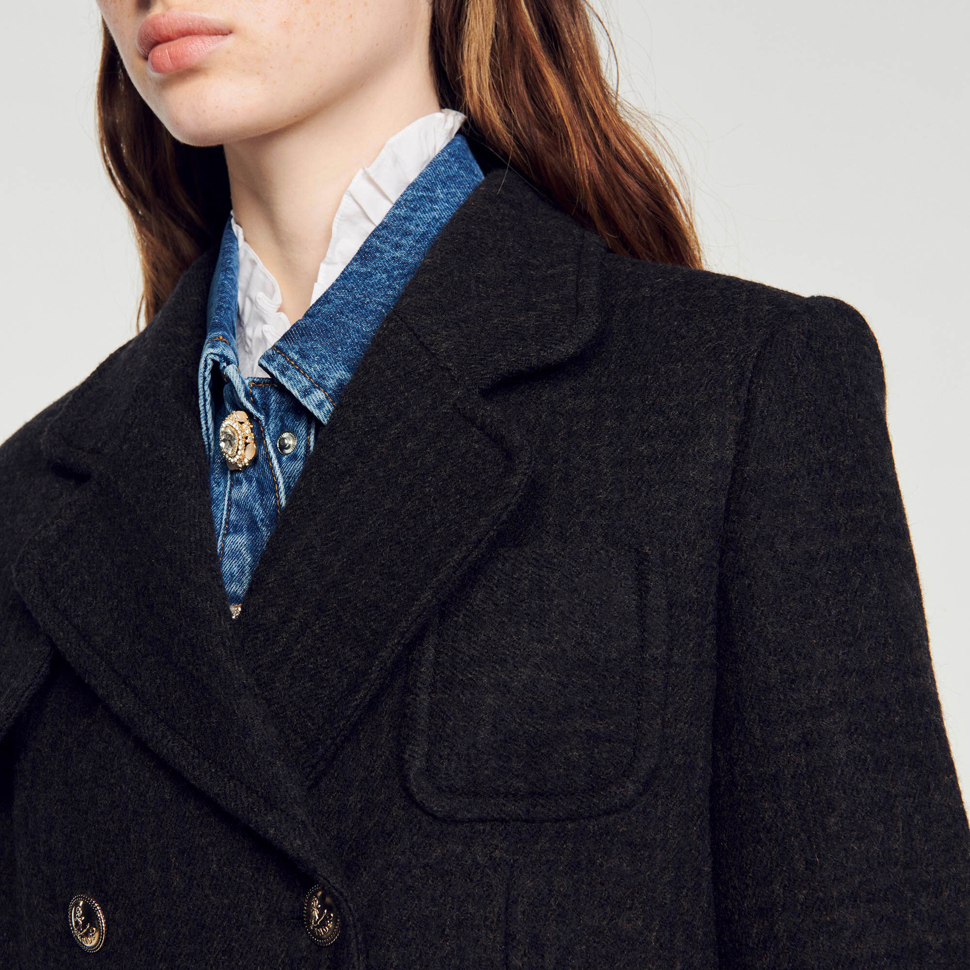 Geena Long coat Coats Sandro Paris