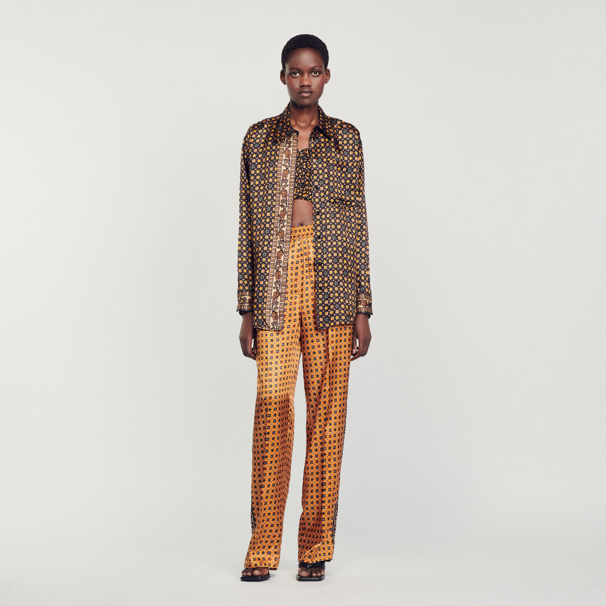 Sandro pajama shirt shop