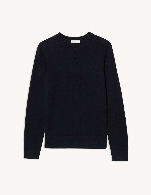 Bioche-stitch sweater - Essentials | Sandro Paris