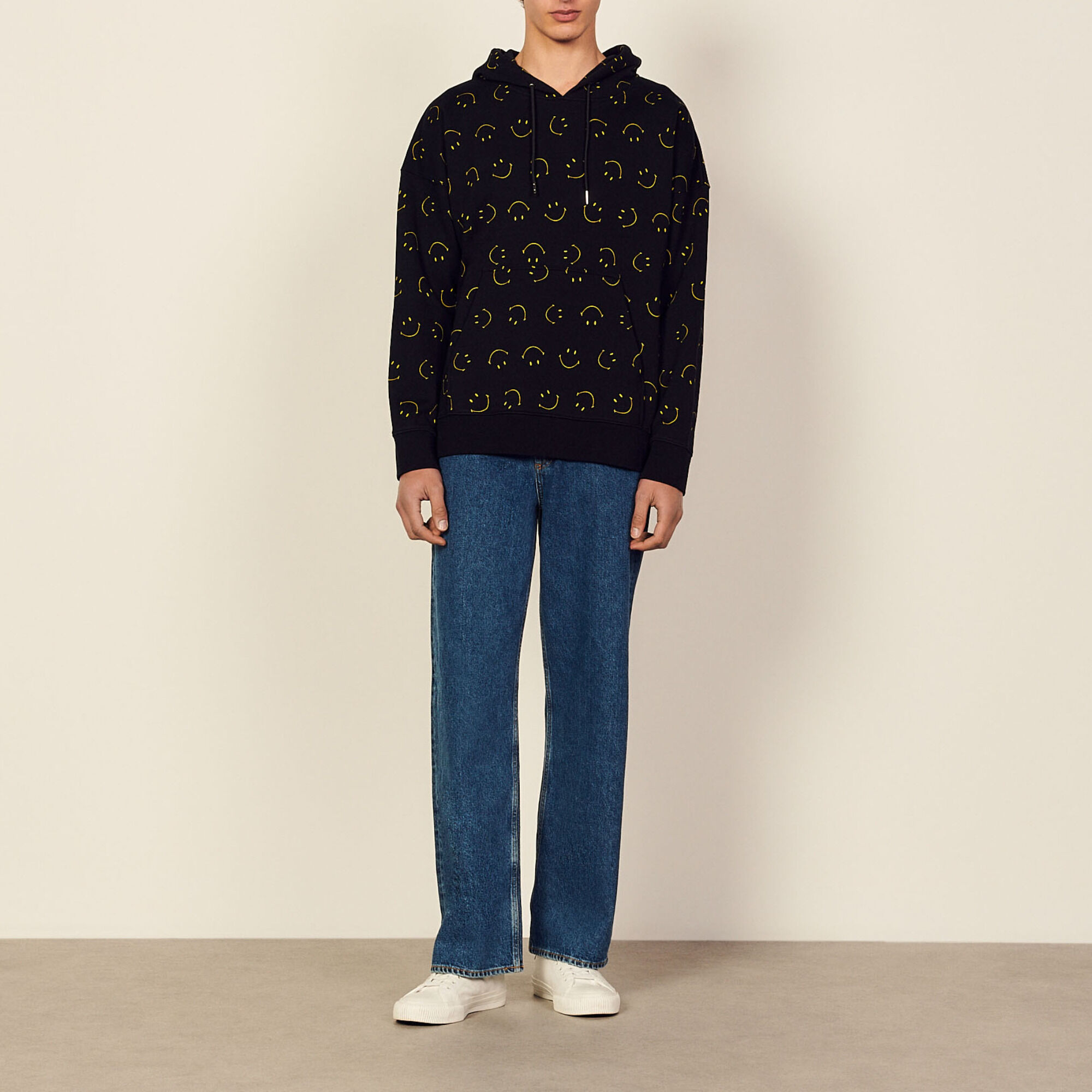 sandro smiley sweater