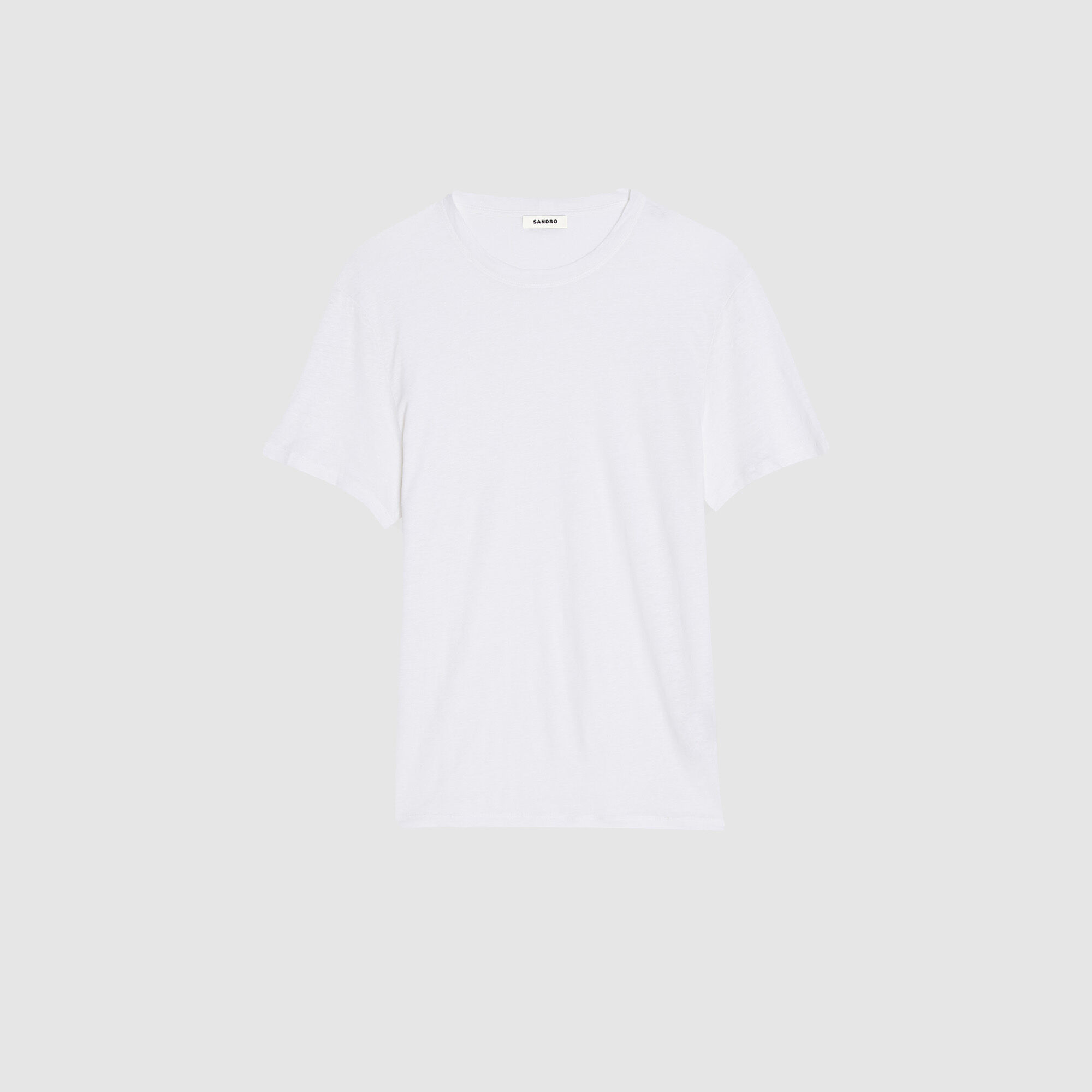 White linen deals t shirt