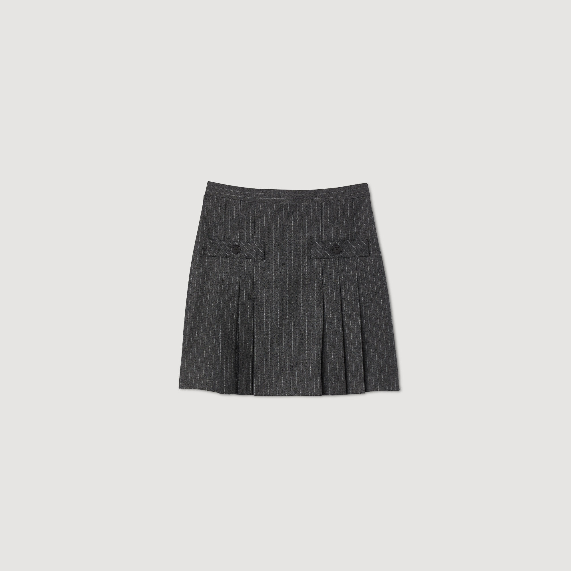 Omen Short striped skirt Skirts Sandro Paris