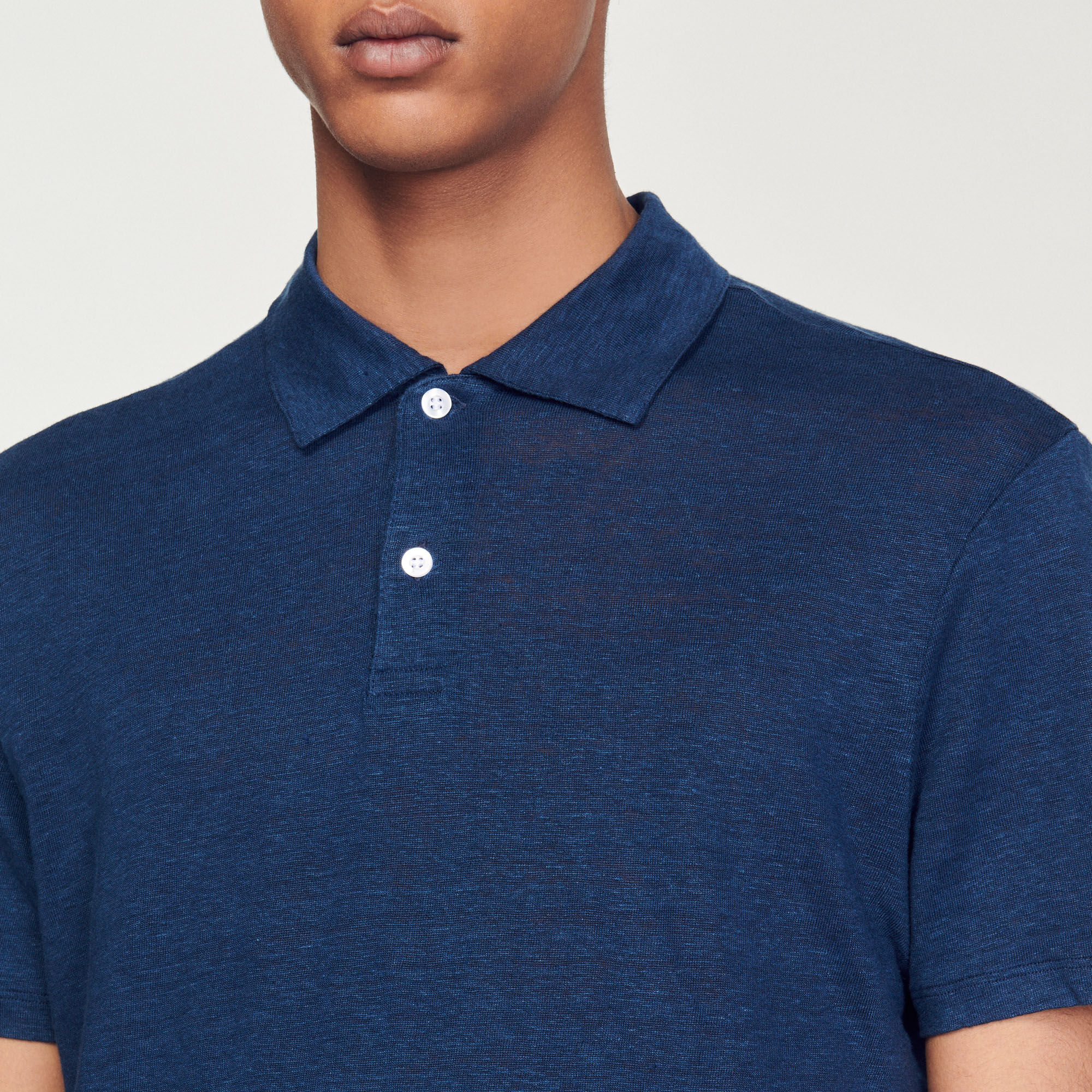 Beach Linen polo shirt T shirts Polos Sandro Paris
