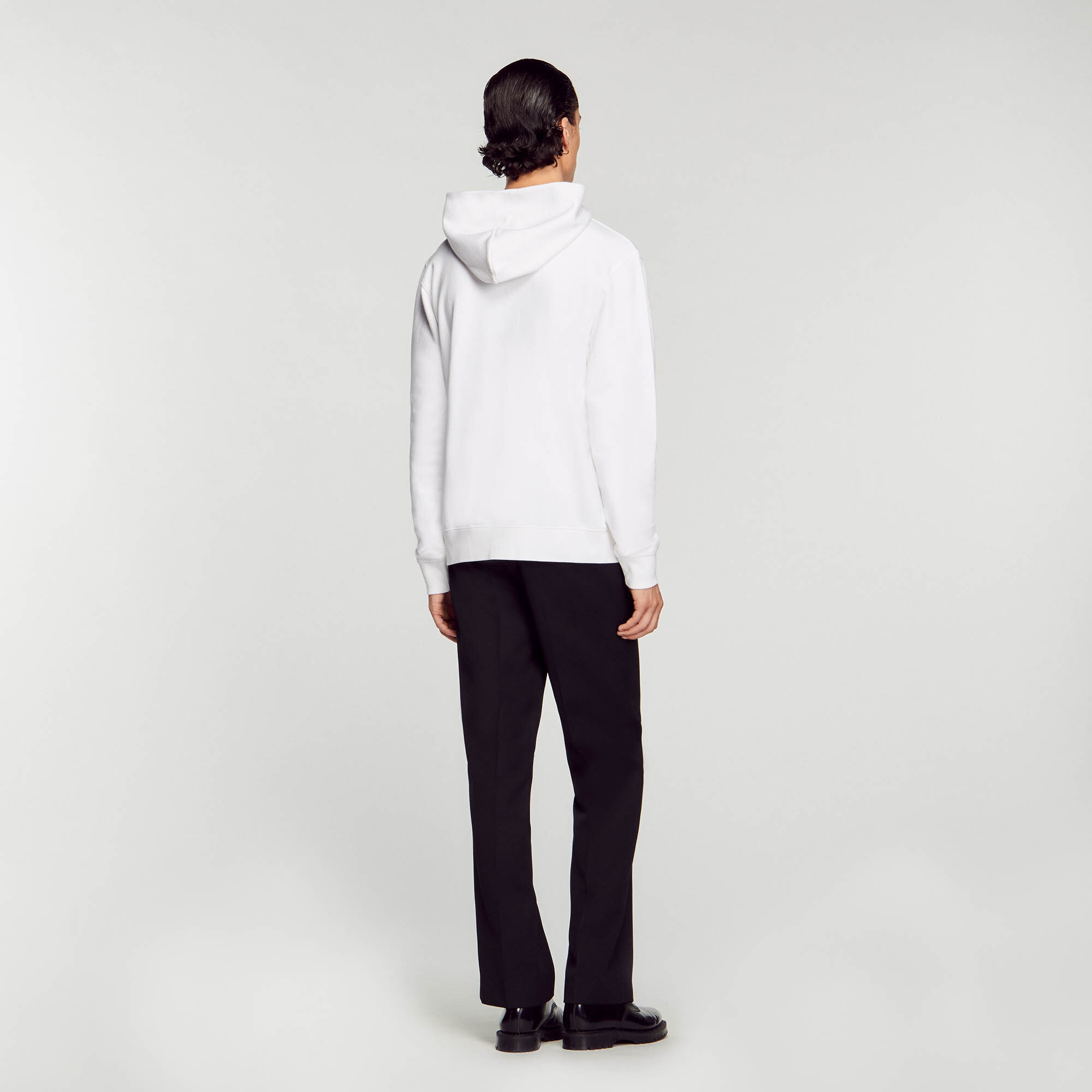 Sandro paris white hoodie clearance