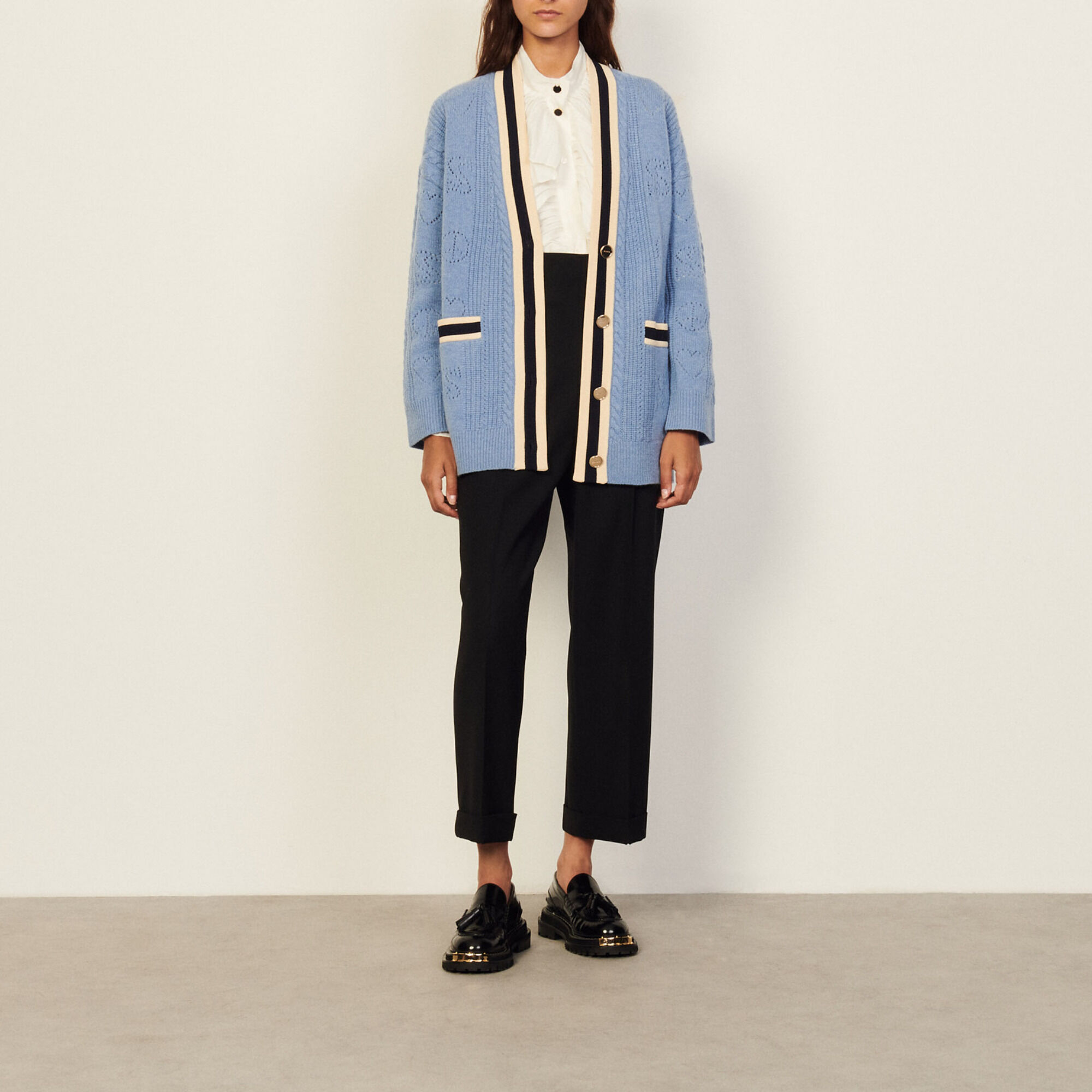 Sandro outlet long cardigan