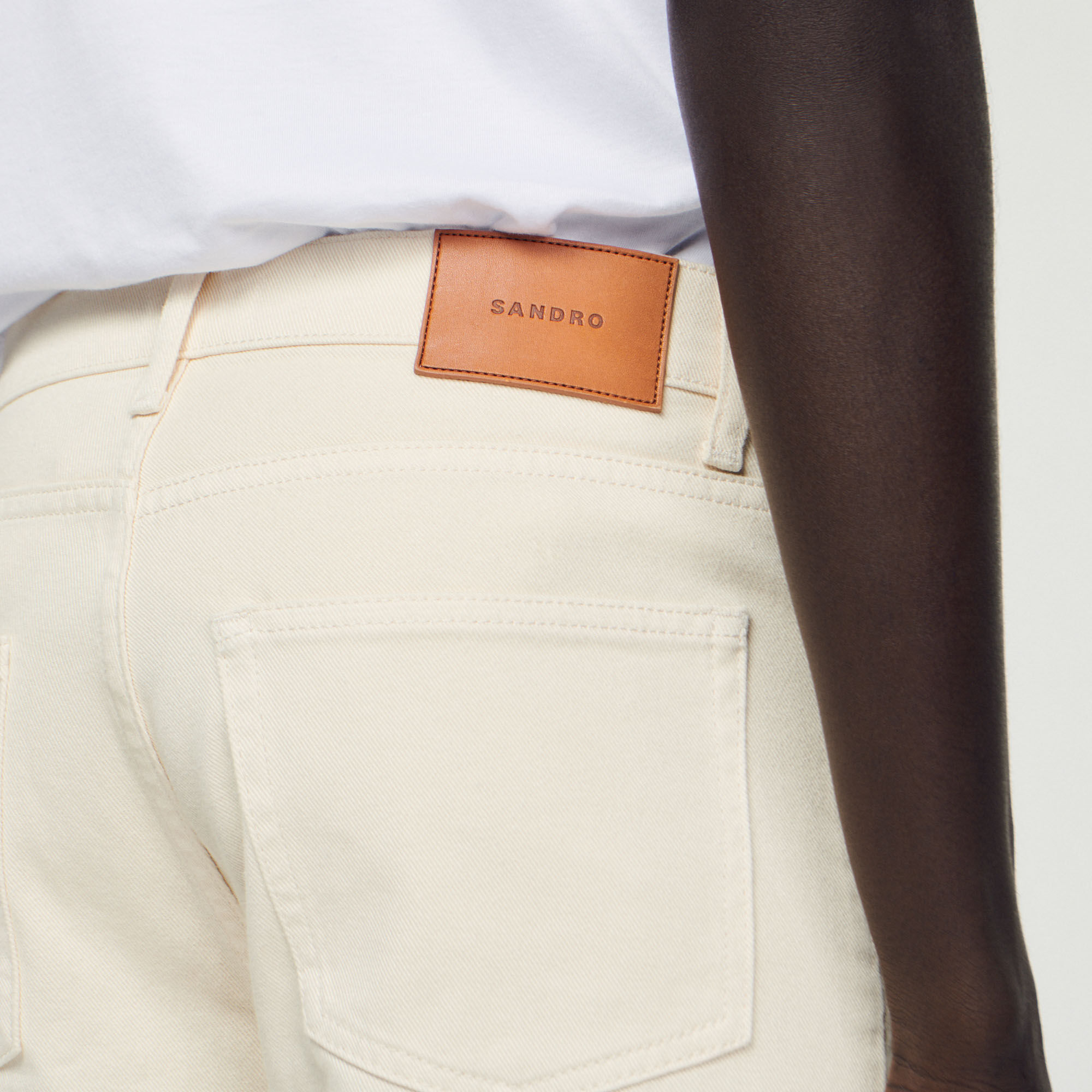 Jean 2025 ecru homme