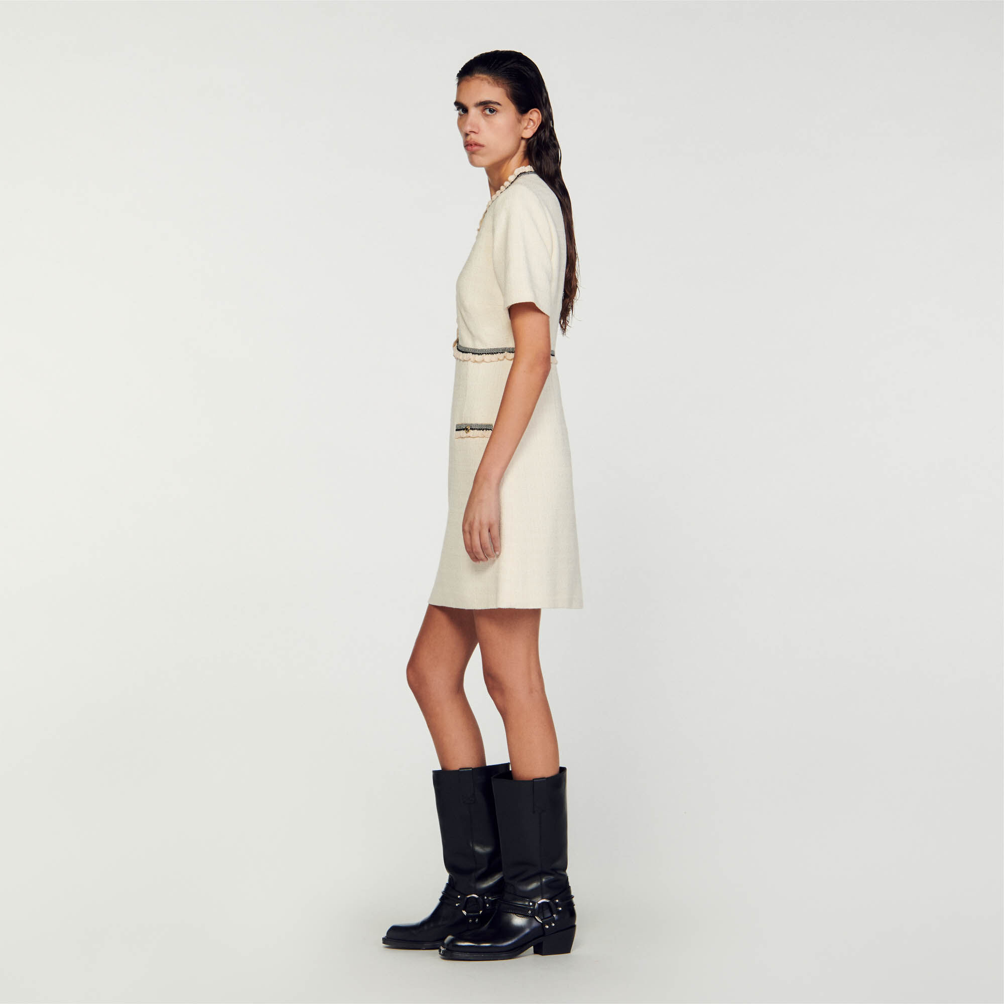 Robe sandro outlet tweed