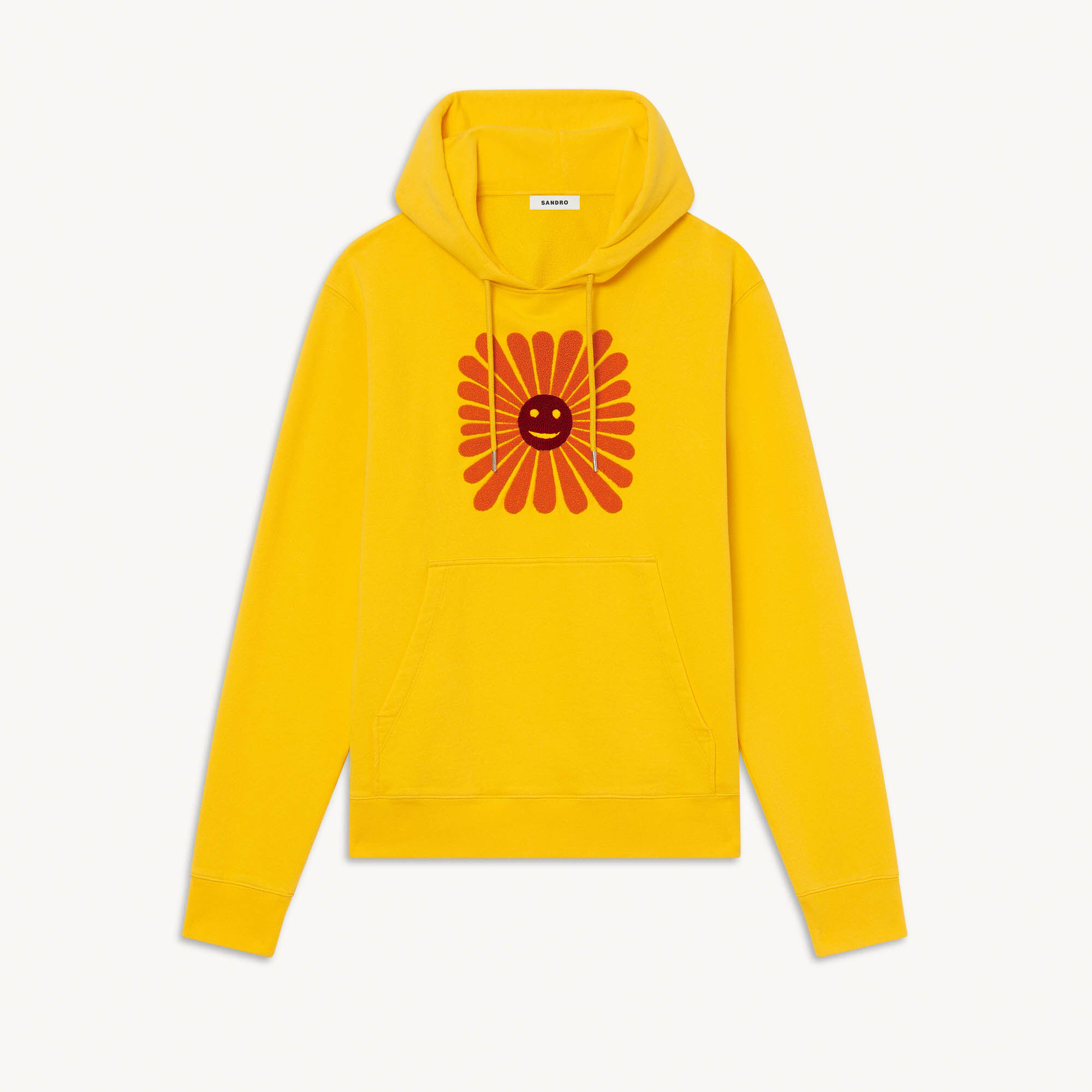 Sandro hoodie with embroidered patch hotsell