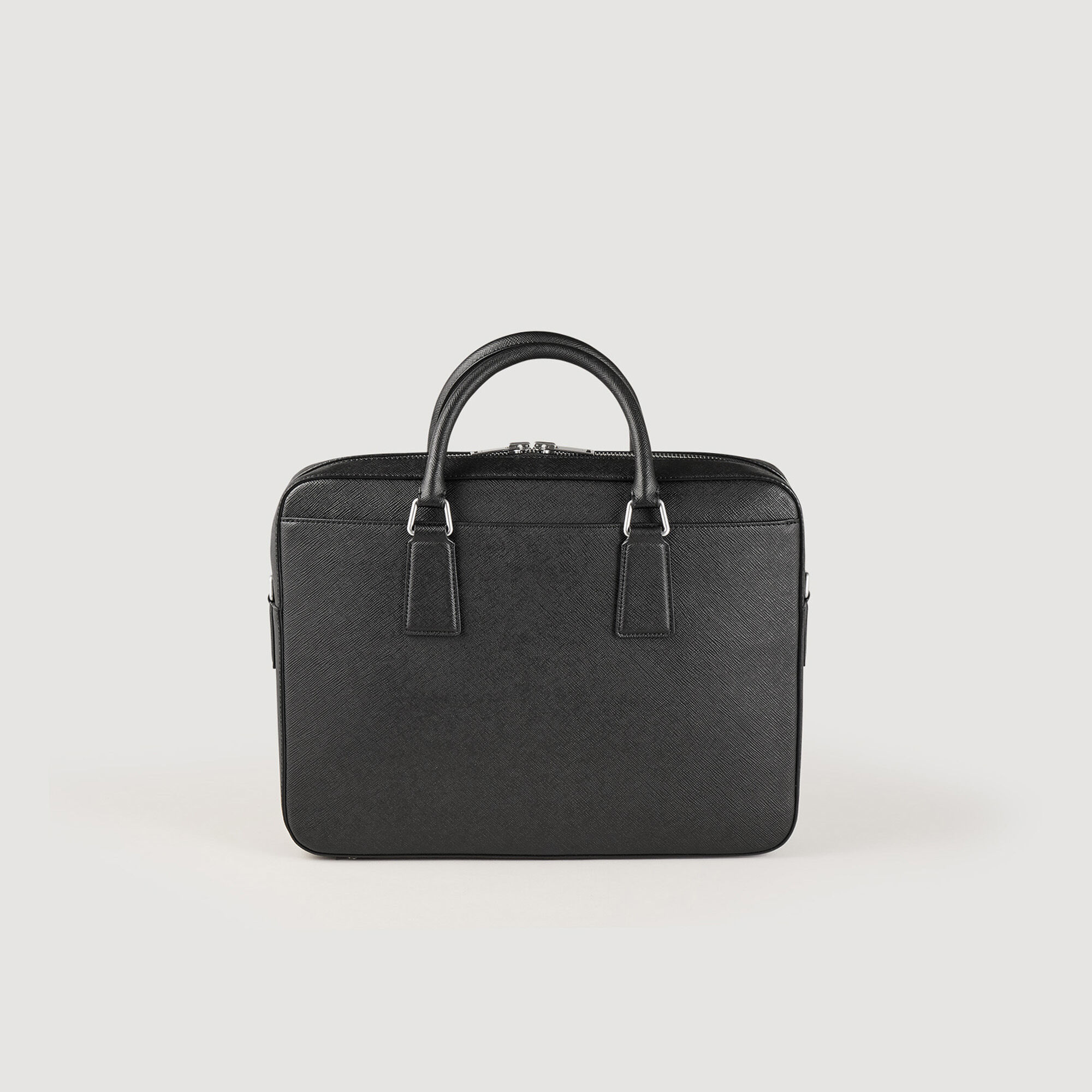 Large Saffiano leather briefcase Bags Sandro Paris