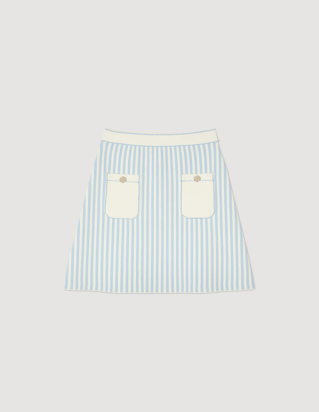 Short skirt Blu / White US_Womens