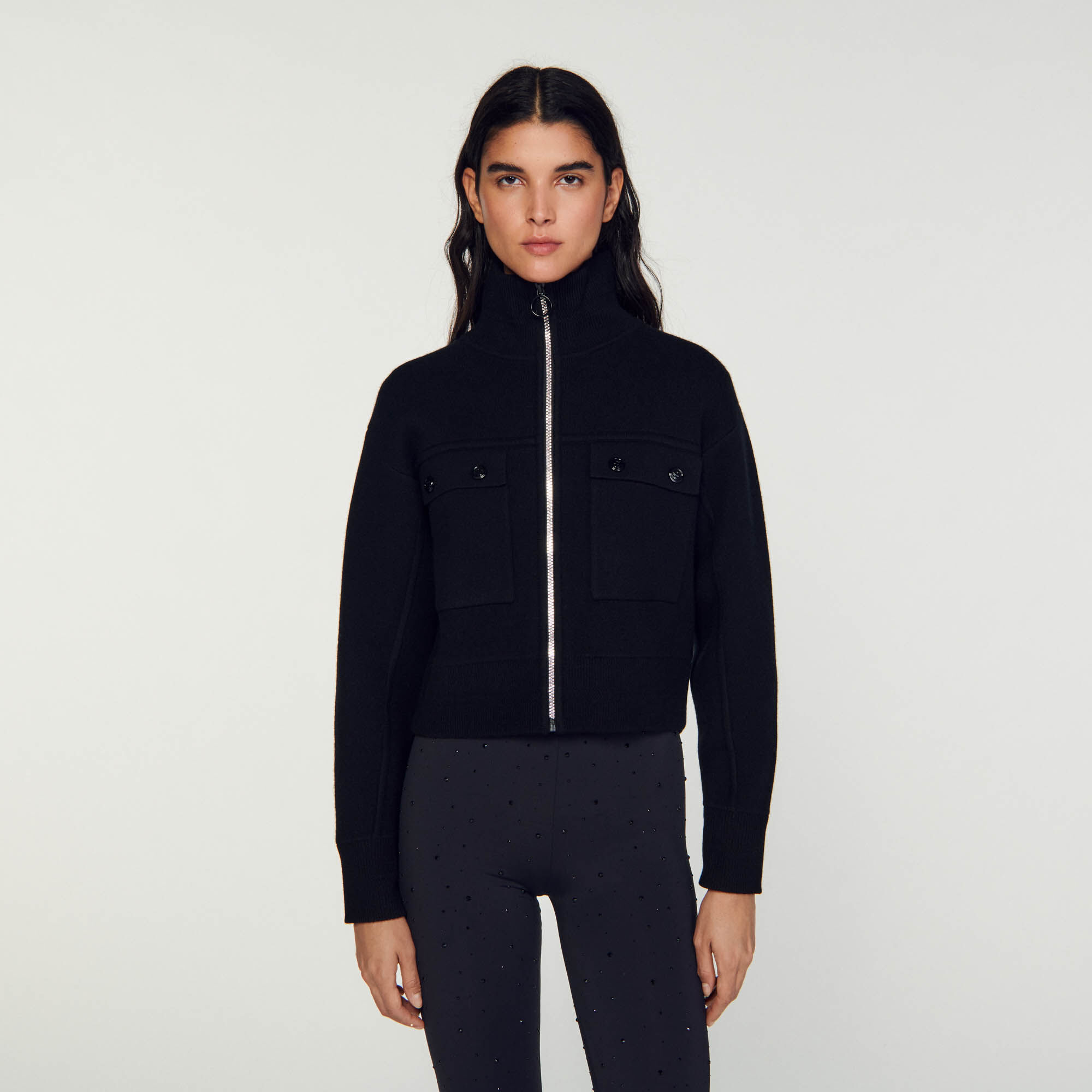 Zip up deals coatigan