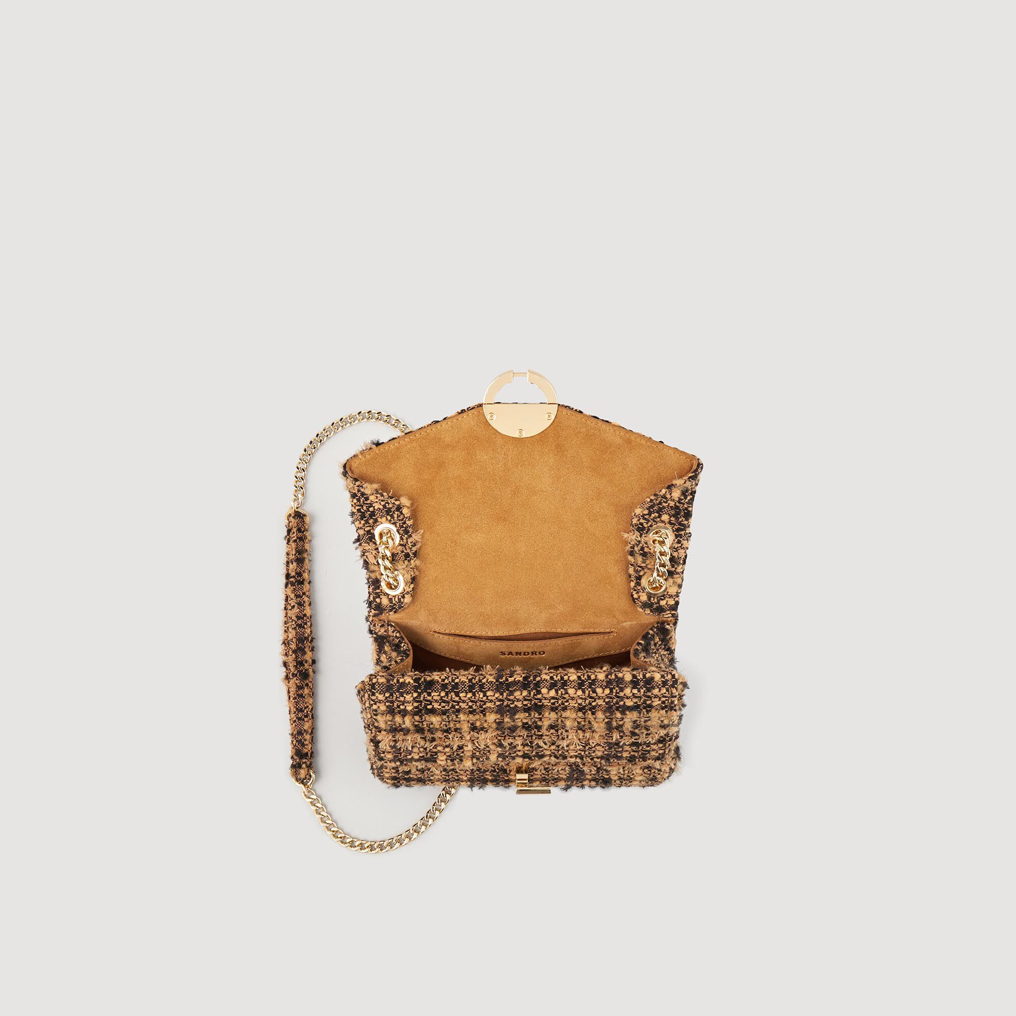 Zara clearance gold bag