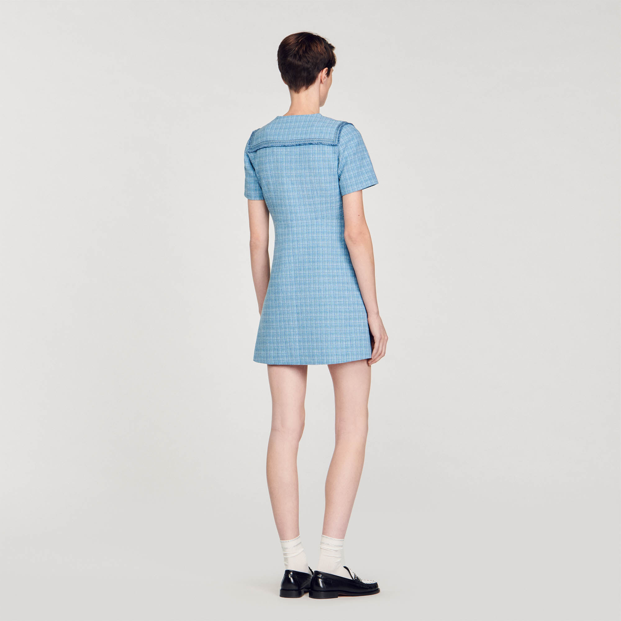 Sandro hot sale blue dress