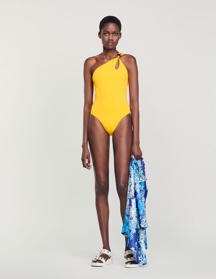 Sandro Asymmetrical one-piece swimsuit Login to add to Wish list. 1
